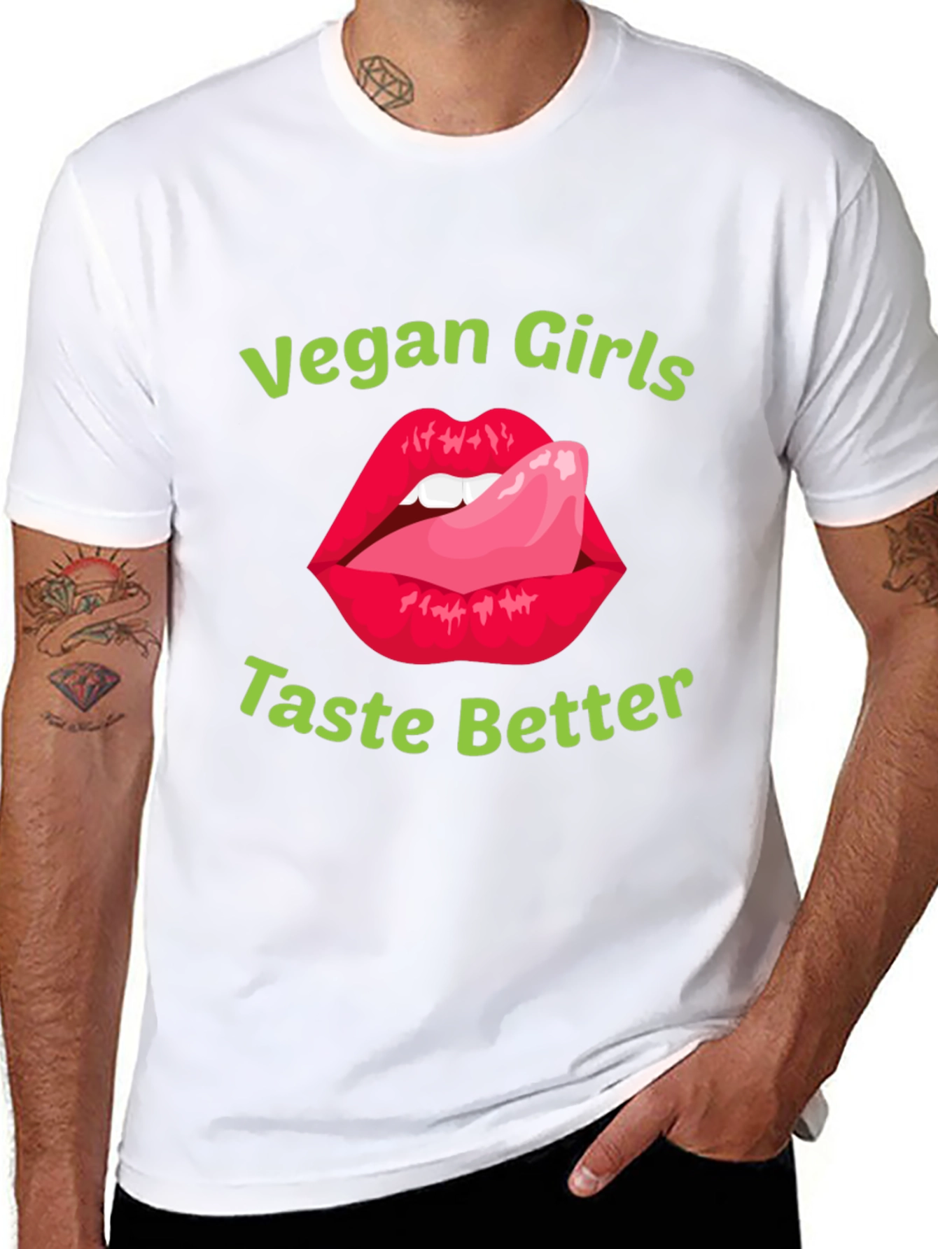 Vegan Girls Taste Better Graphic Tee