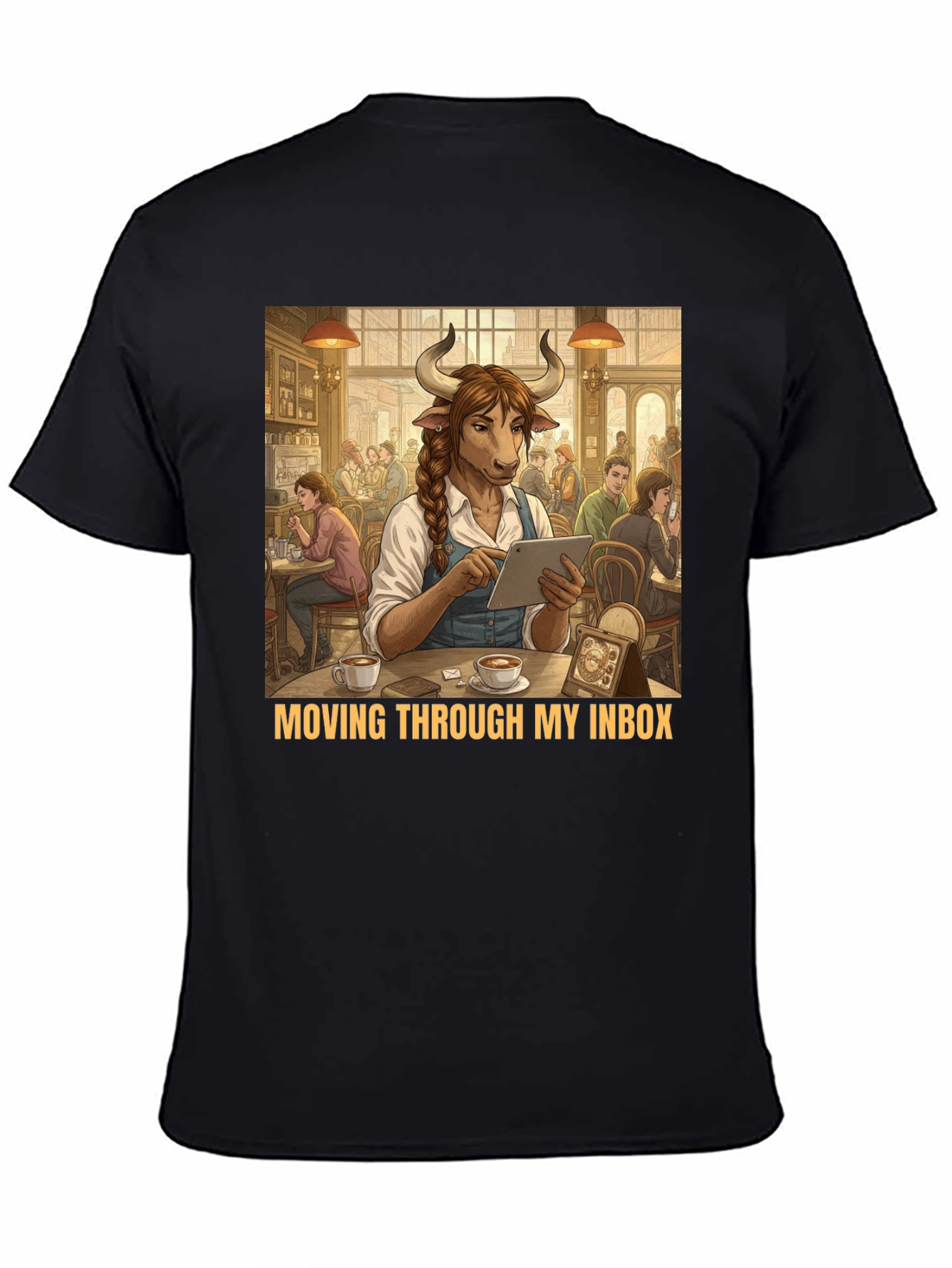 Minotaur Tablet T-Shirt - Moving Through My Inbox