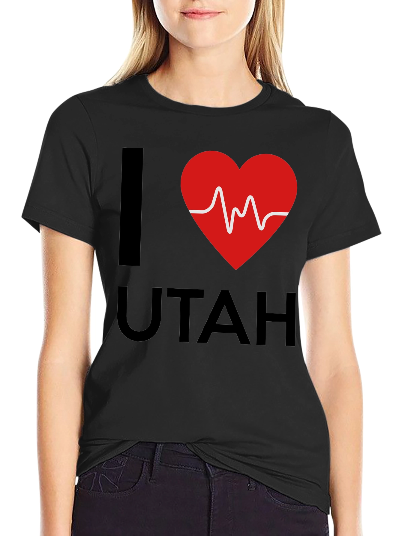 I Heart Utah T-Shirt - Graphic Novelty Tee