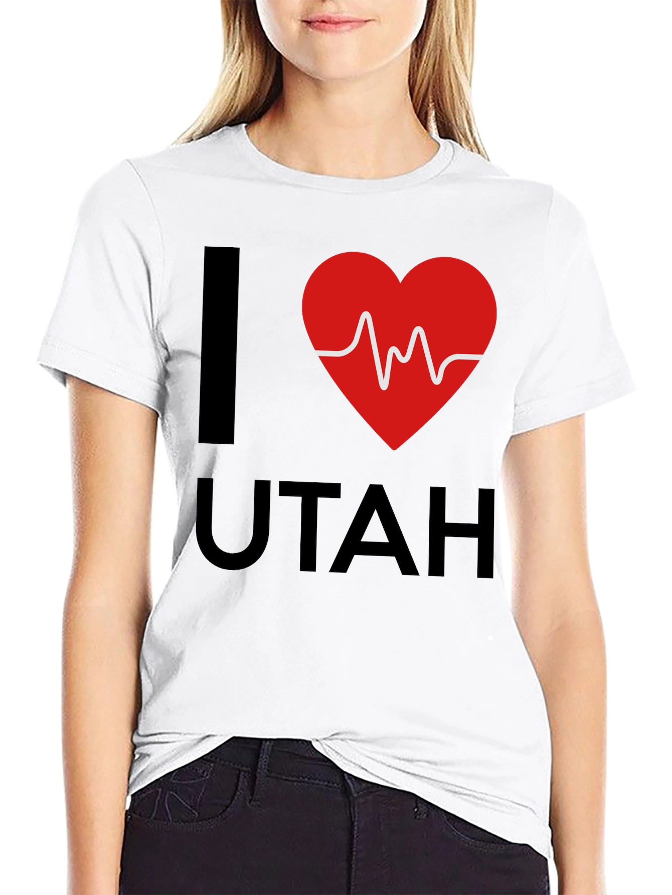 I Heart Utah T-Shirt - Graphic Novelty Tee