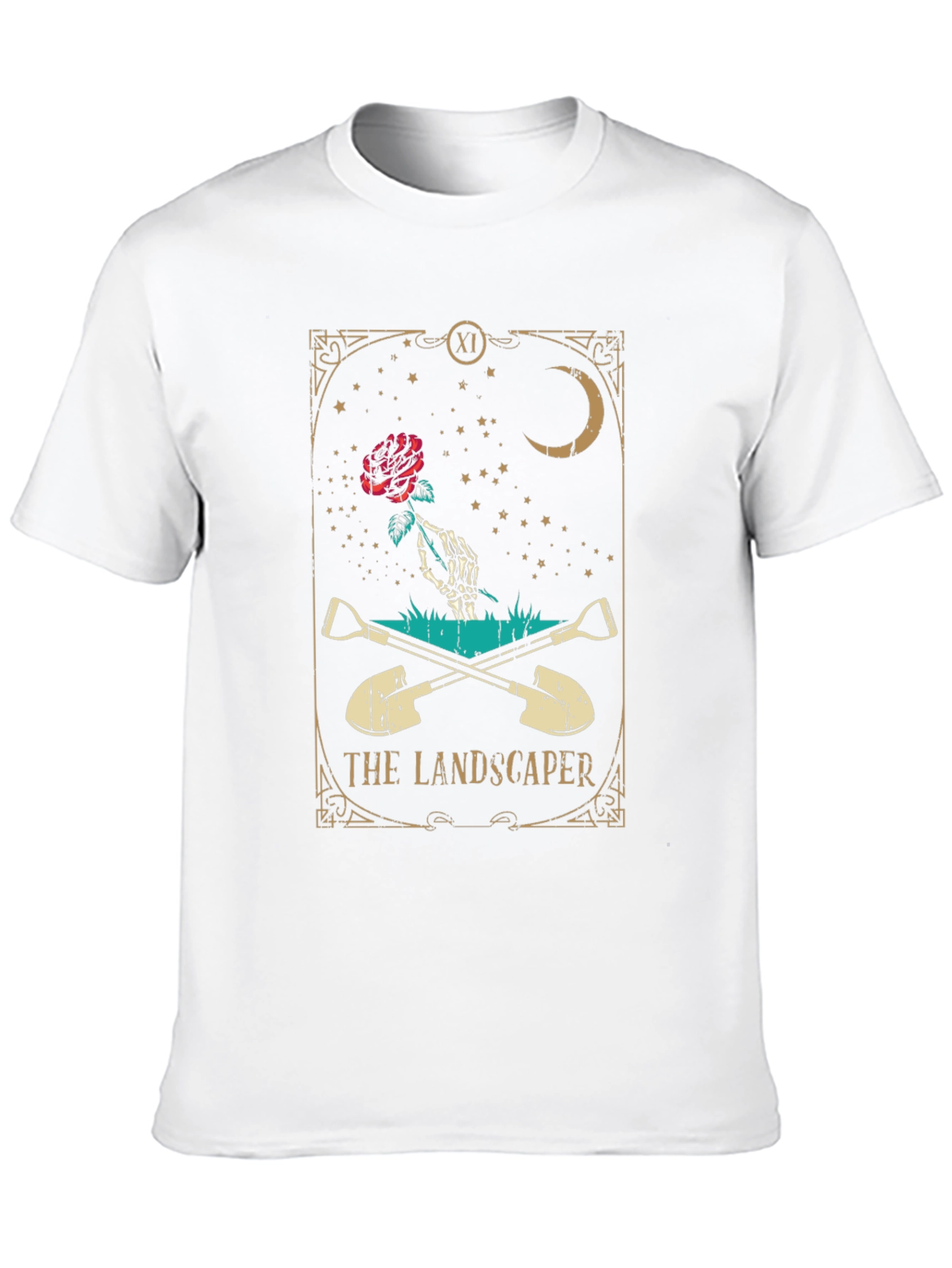 Landscaper Tarot Card Graphic T-Shirt