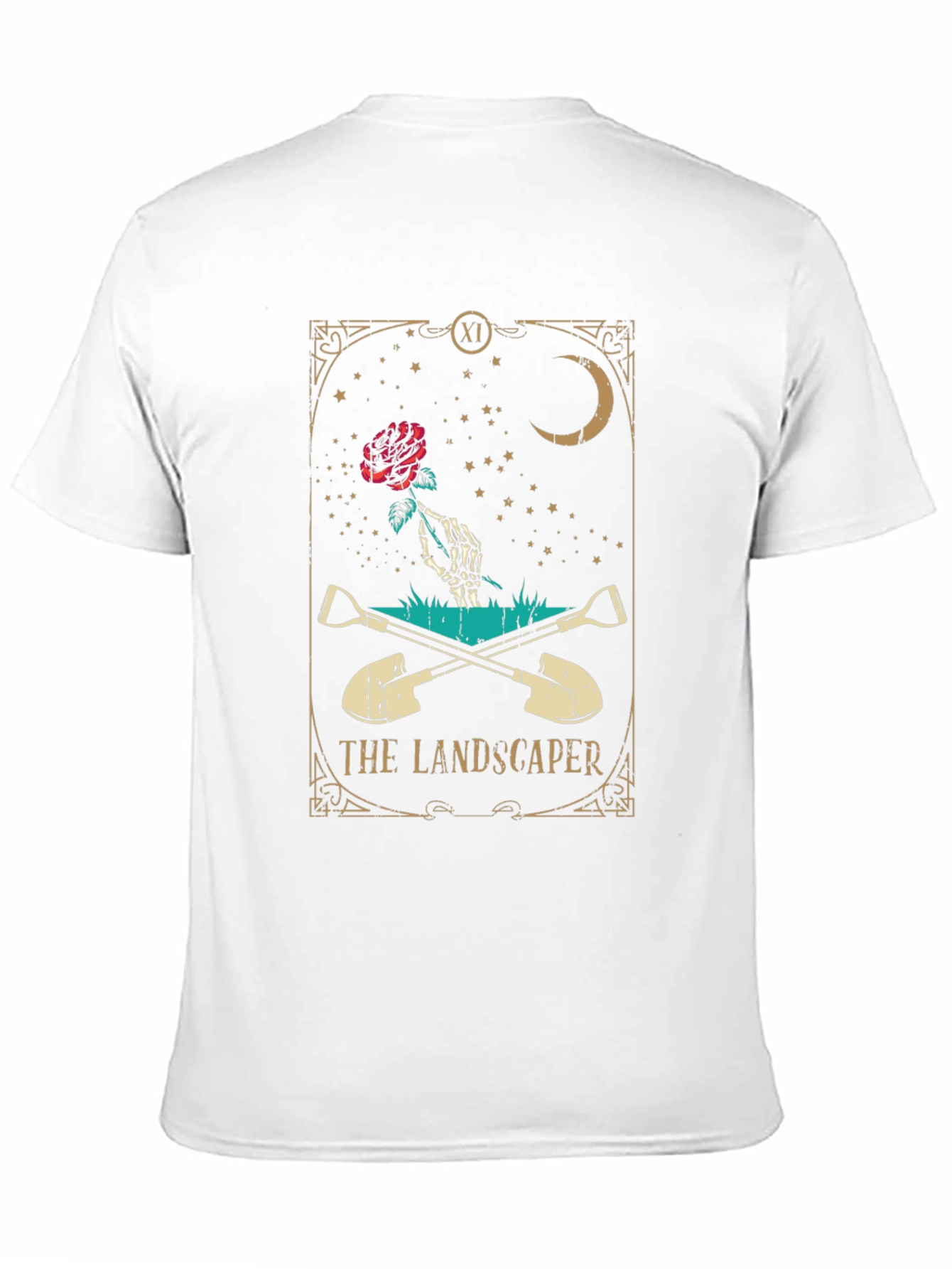 Landscaper Tarot Card Graphic T-Shirt