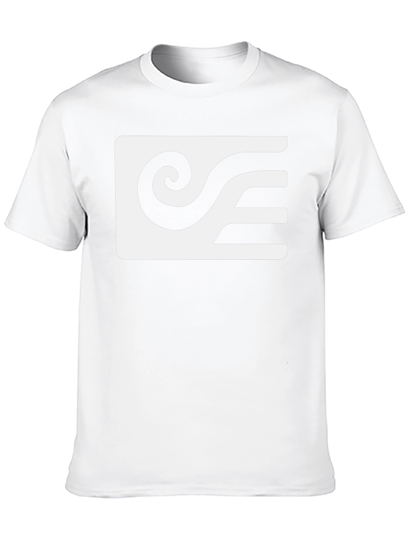 Modern Abstract Graphic T-Shirt - Black
