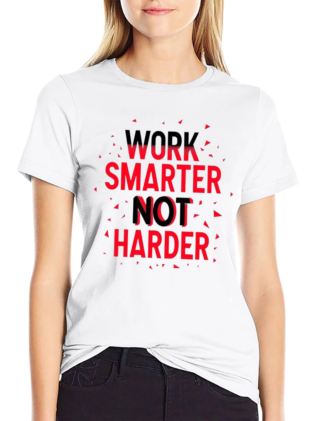 Work Smarter T-Shirt - Motivational Graphic Tee