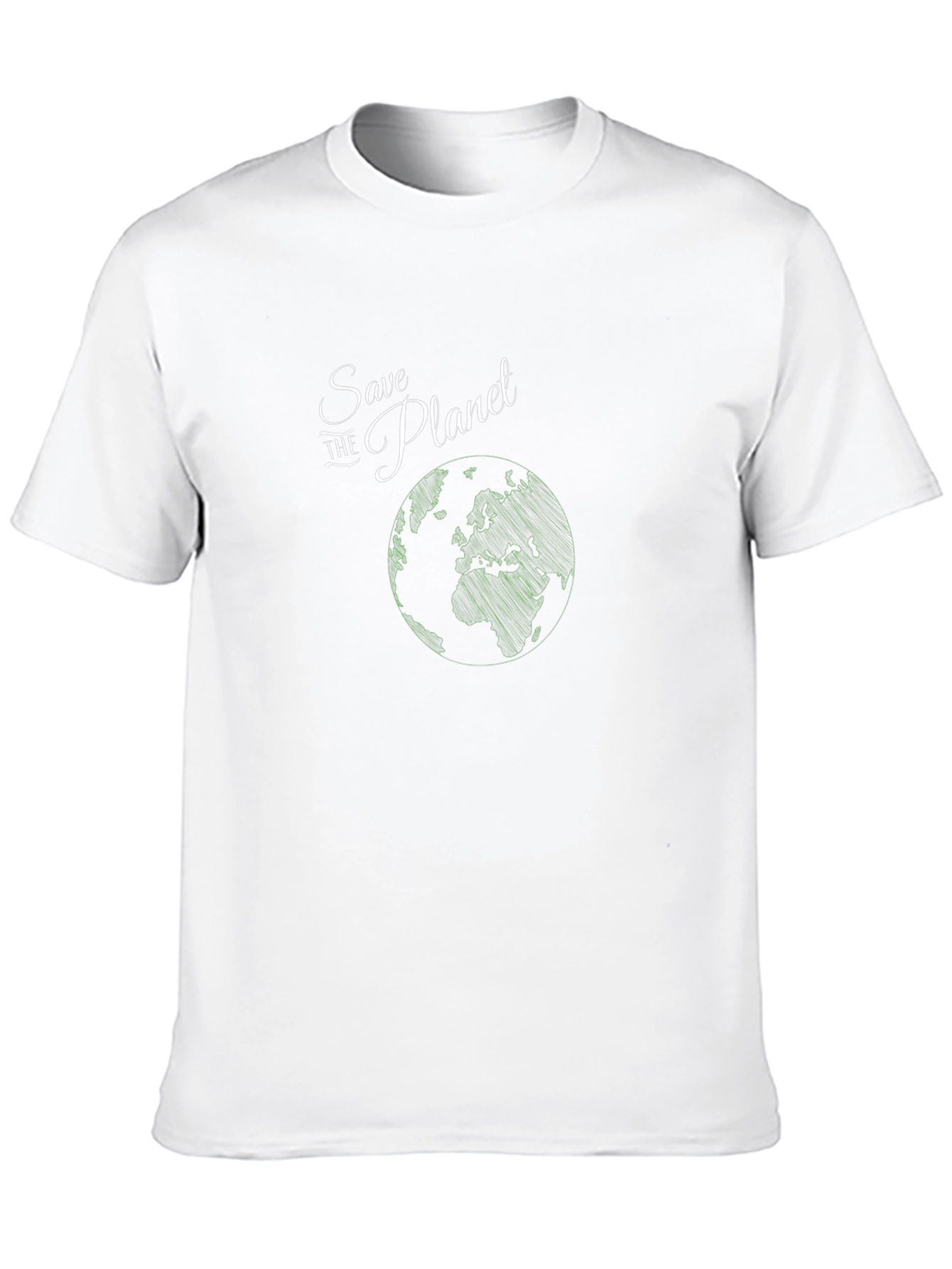 Save the Planet Black Graphic T-Shirt
