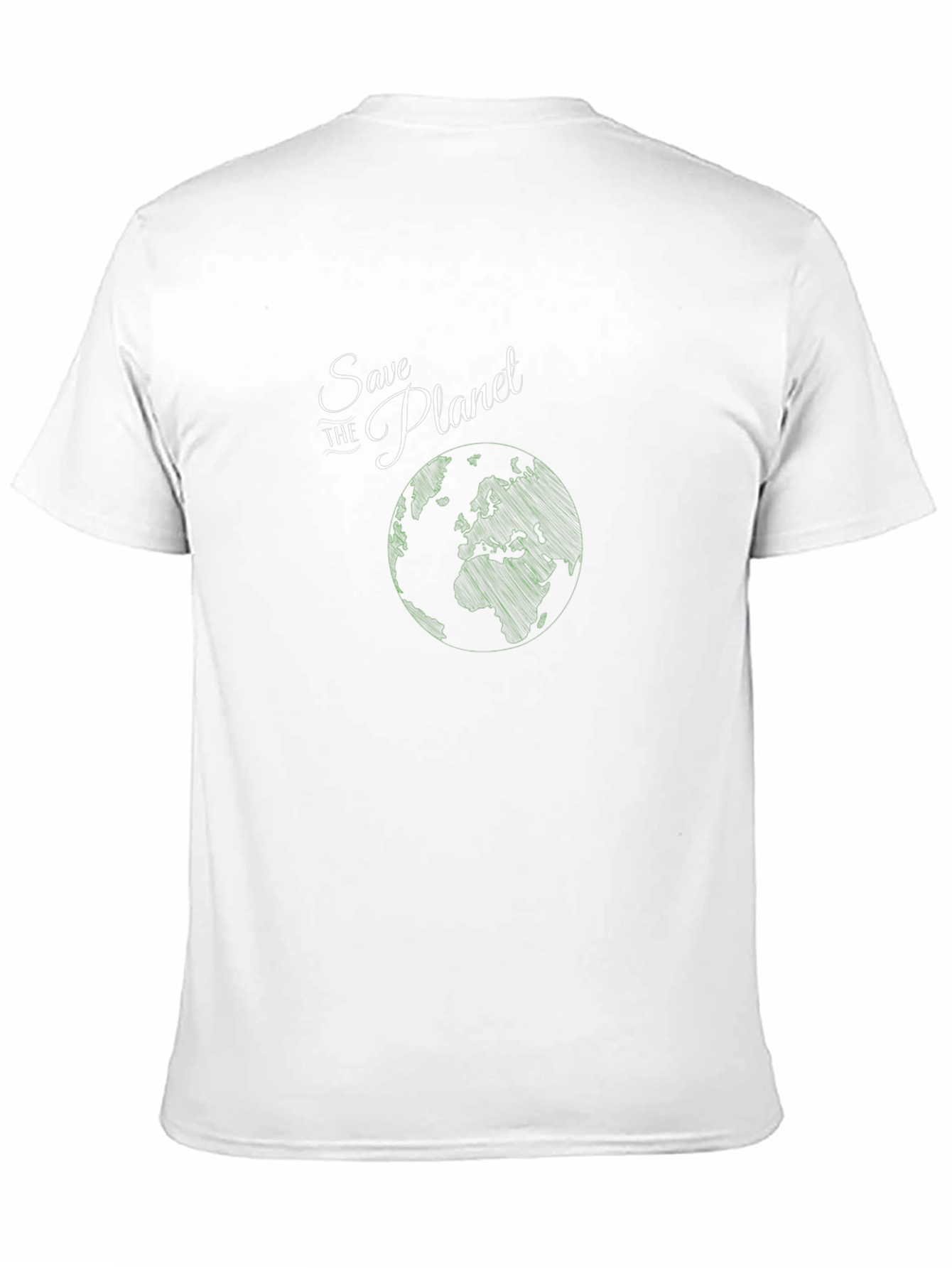 Save the Planet Black Graphic T-Shirt