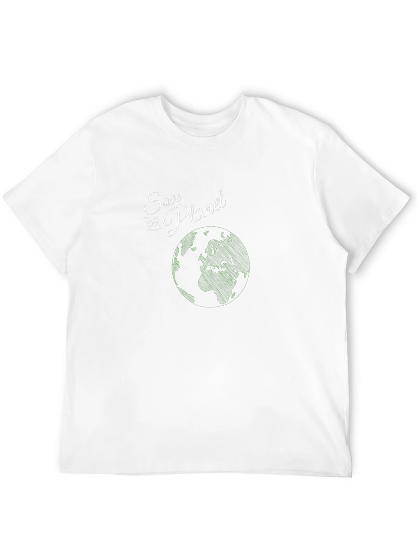 Save the Planet Black Graphic T-Shirt