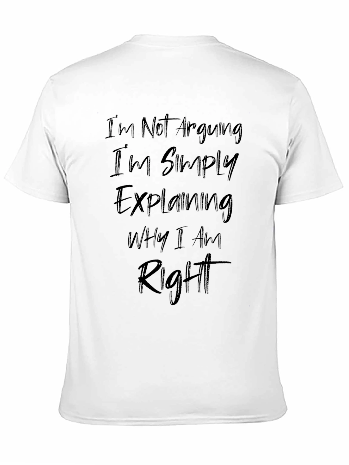 Im Not Arguing Funny Sarcastic T-Shirt