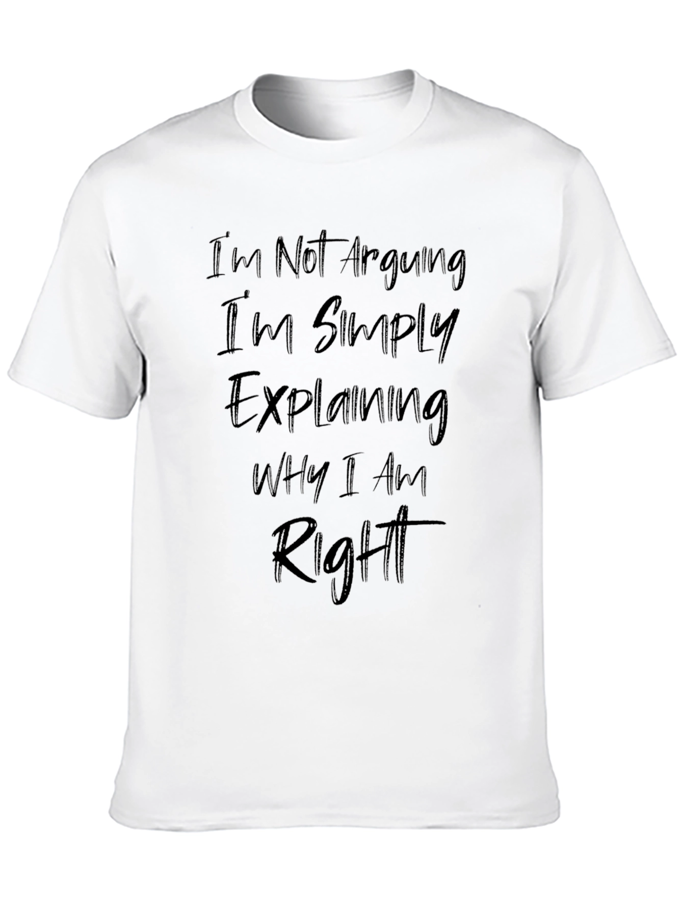 Im Not Arguing Funny Sarcastic T-Shirt