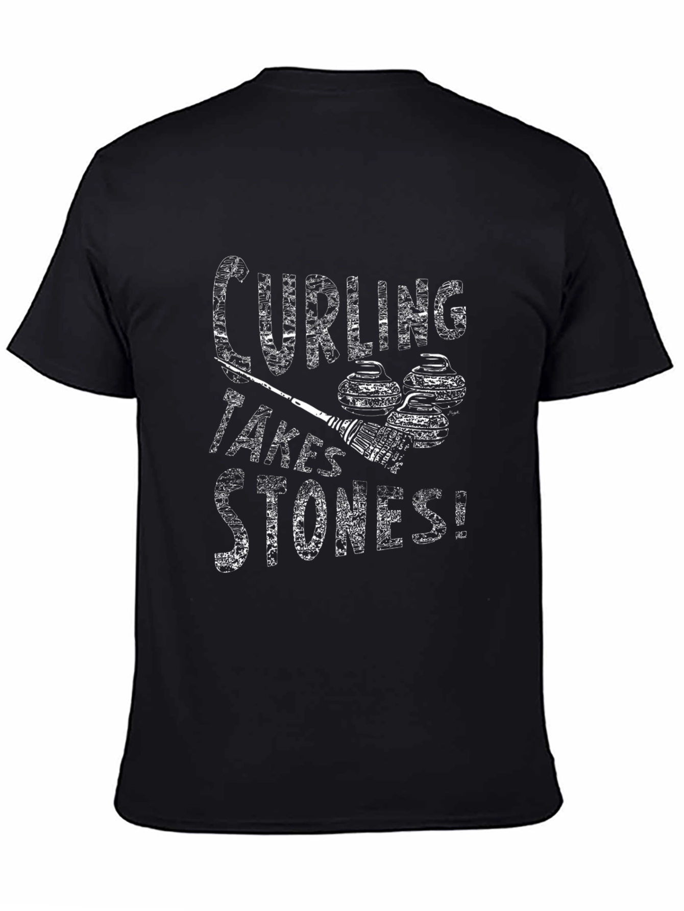 Curling Takes Stones! Graphic Tee