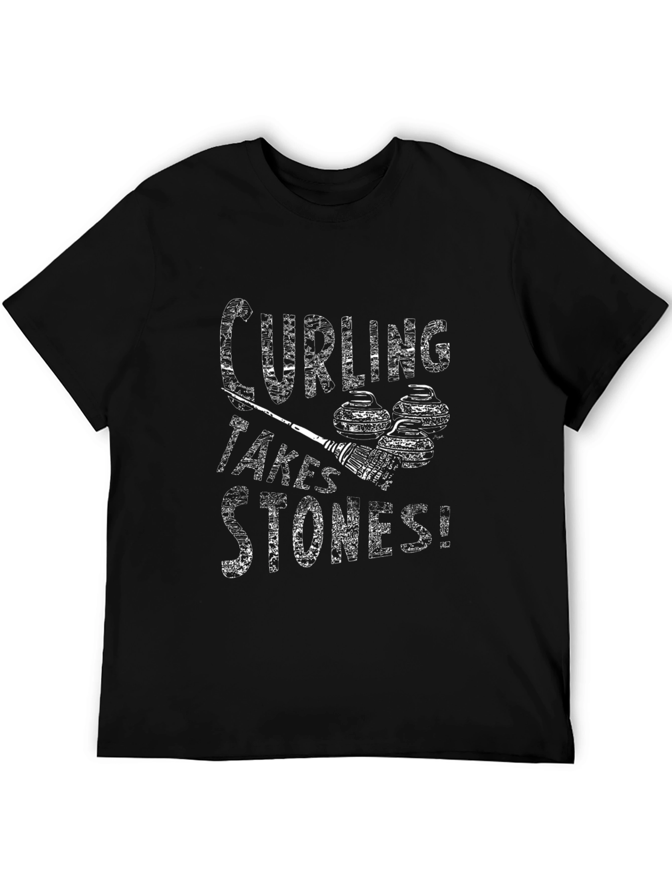 Curling Takes Stones! Graphic Tee