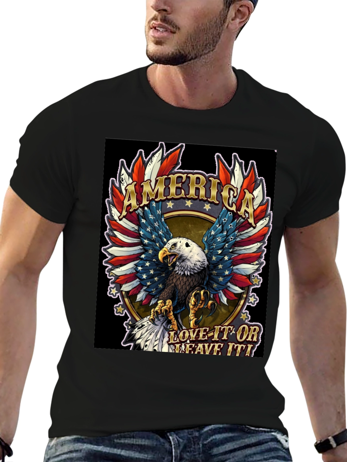 American Eagle Patriotic T-Shirt