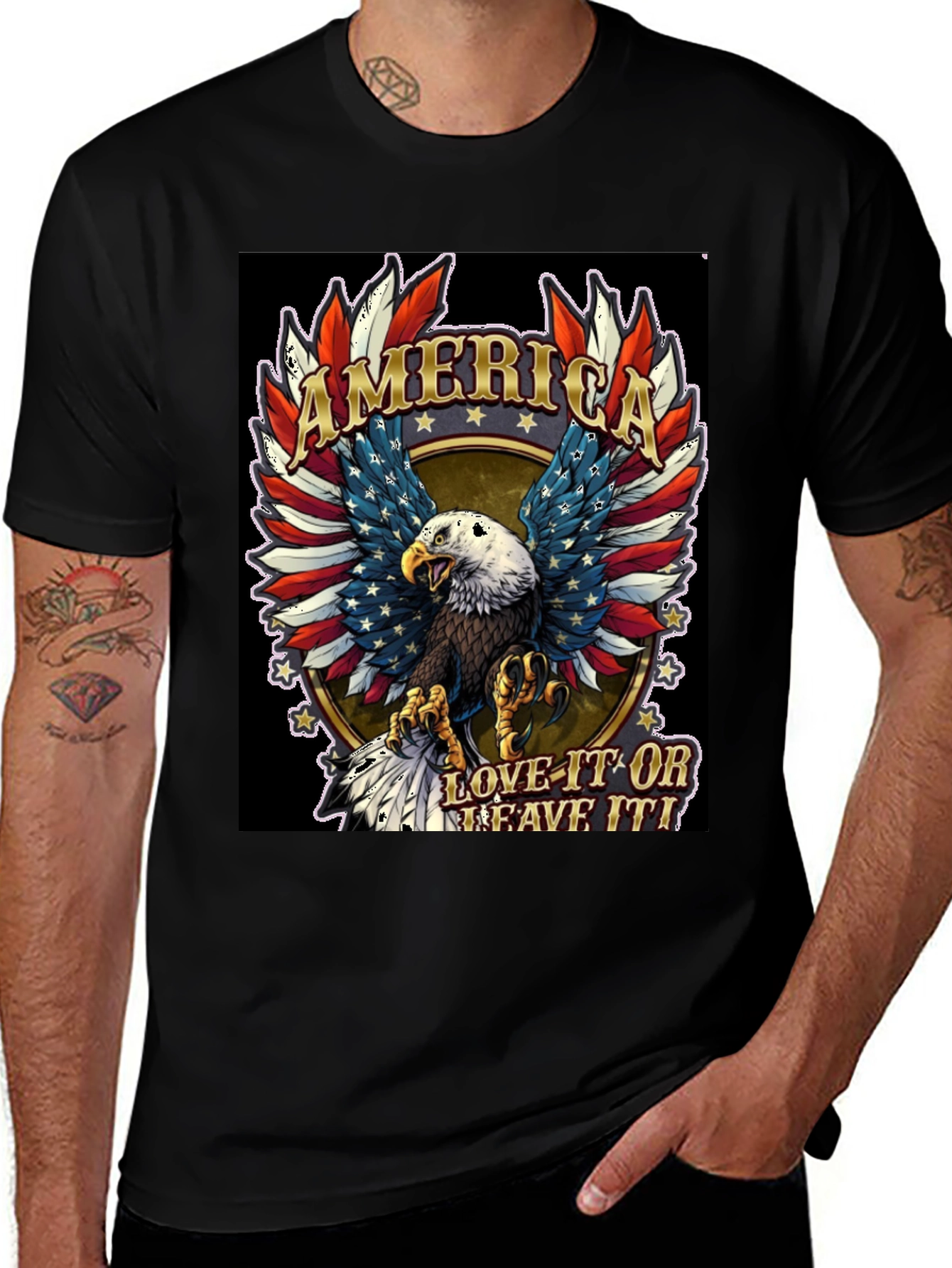 American Eagle Patriotic T-Shirt
