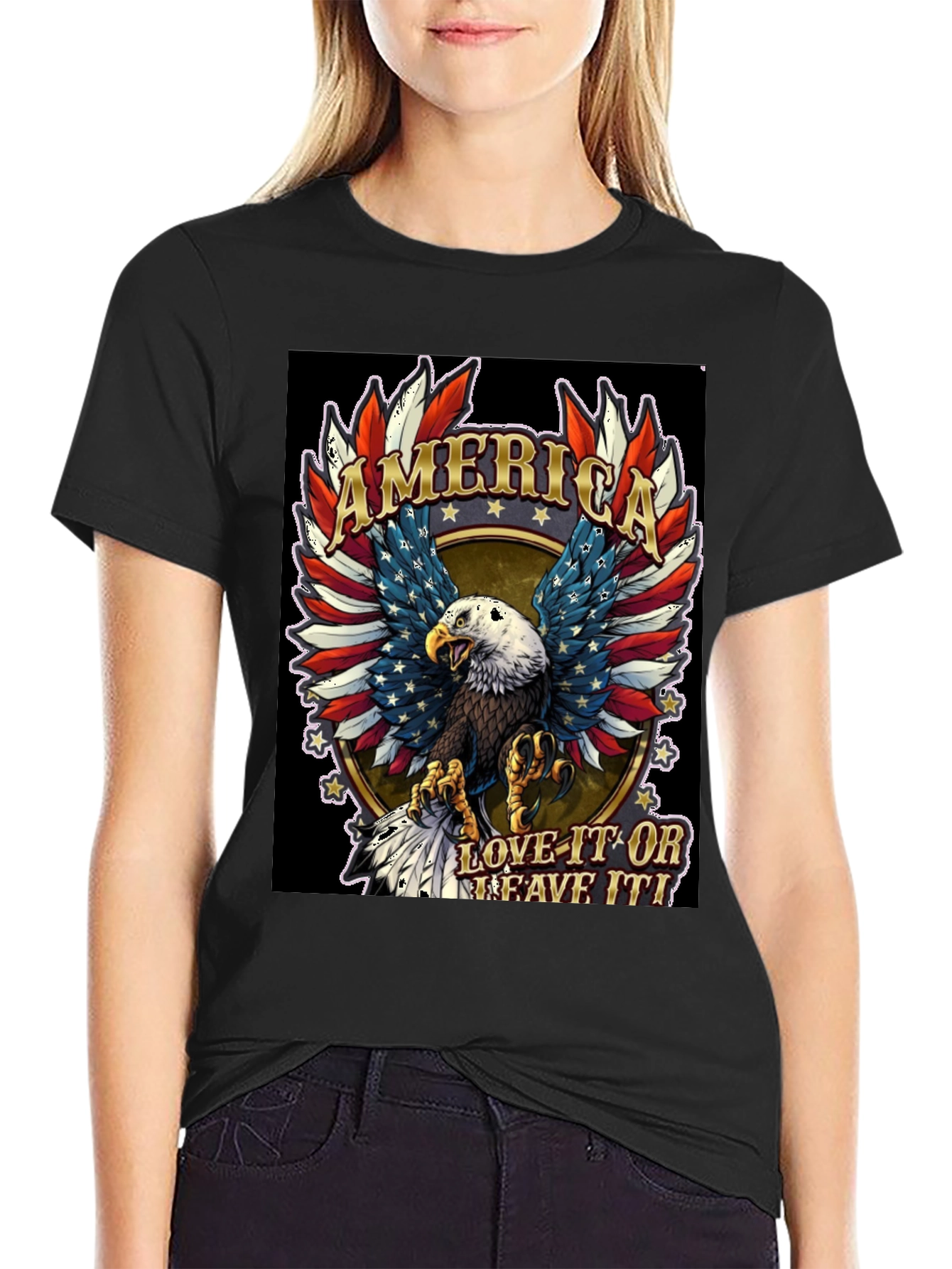 American Eagle Patriotic T-Shirt