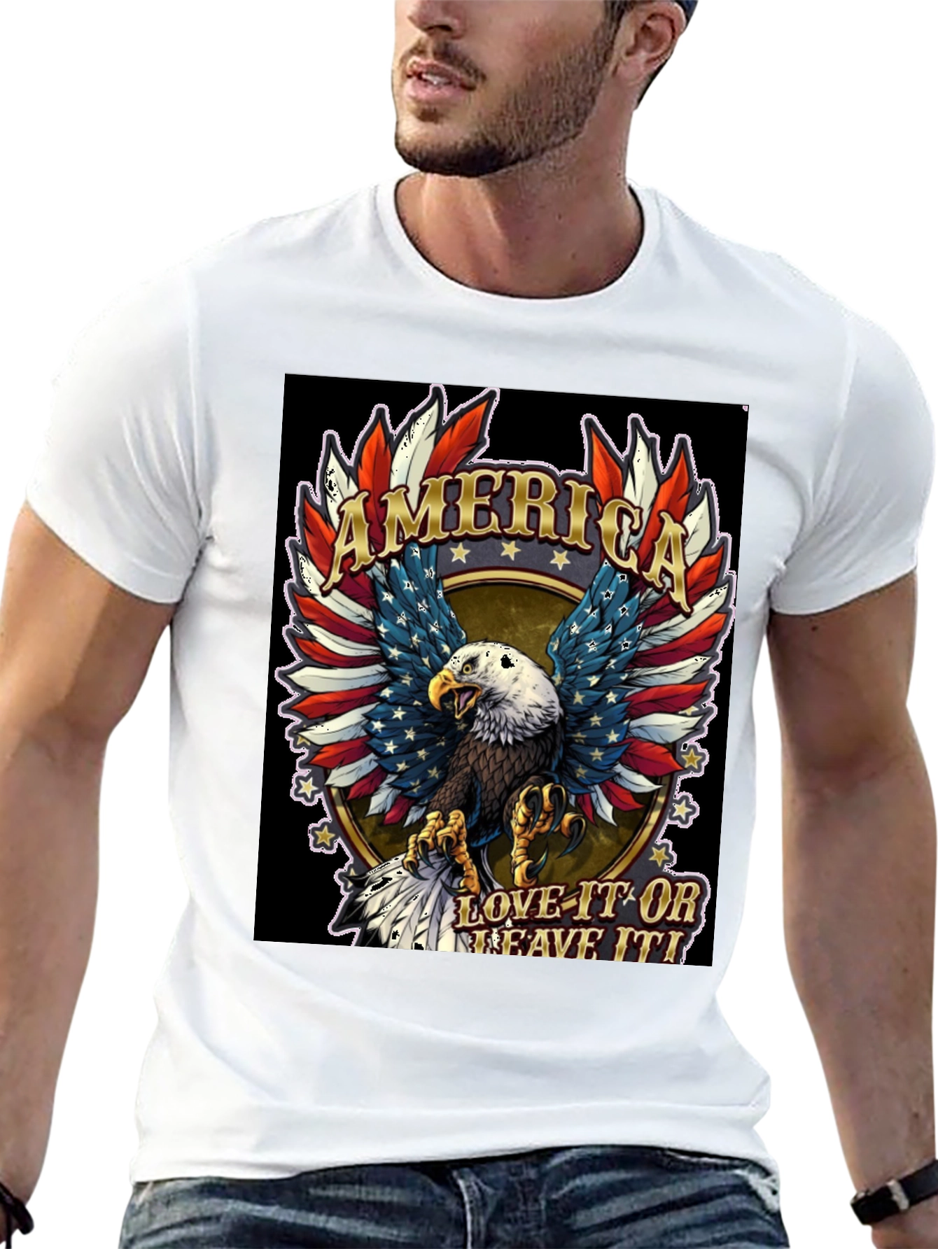 American Eagle Patriotic T-Shirt