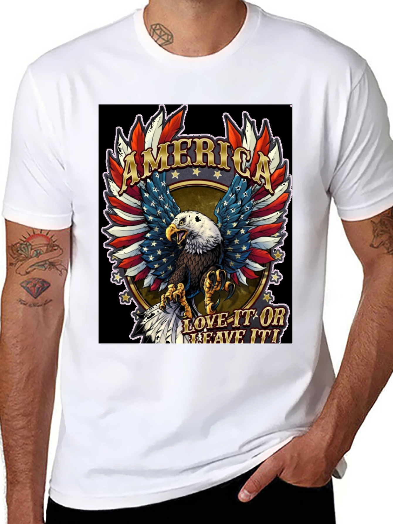 American Eagle Patriotic T-Shirt