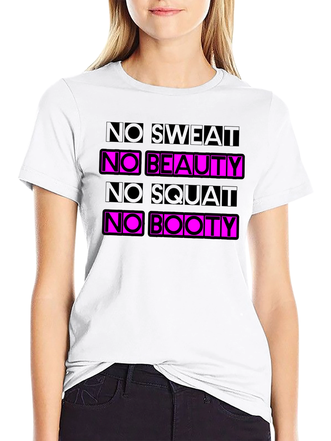No Sweat No Beauty Graphic T-Shirt