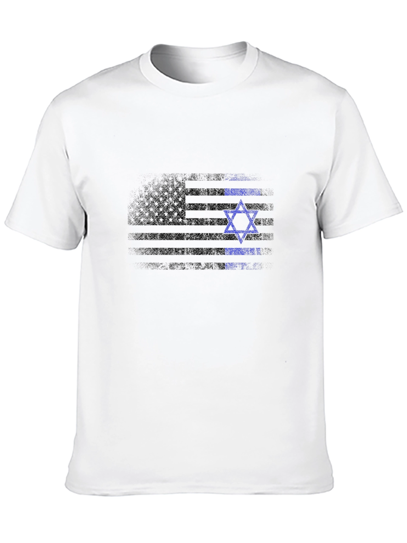 USA Israel Flag Graphic T-Shirt
