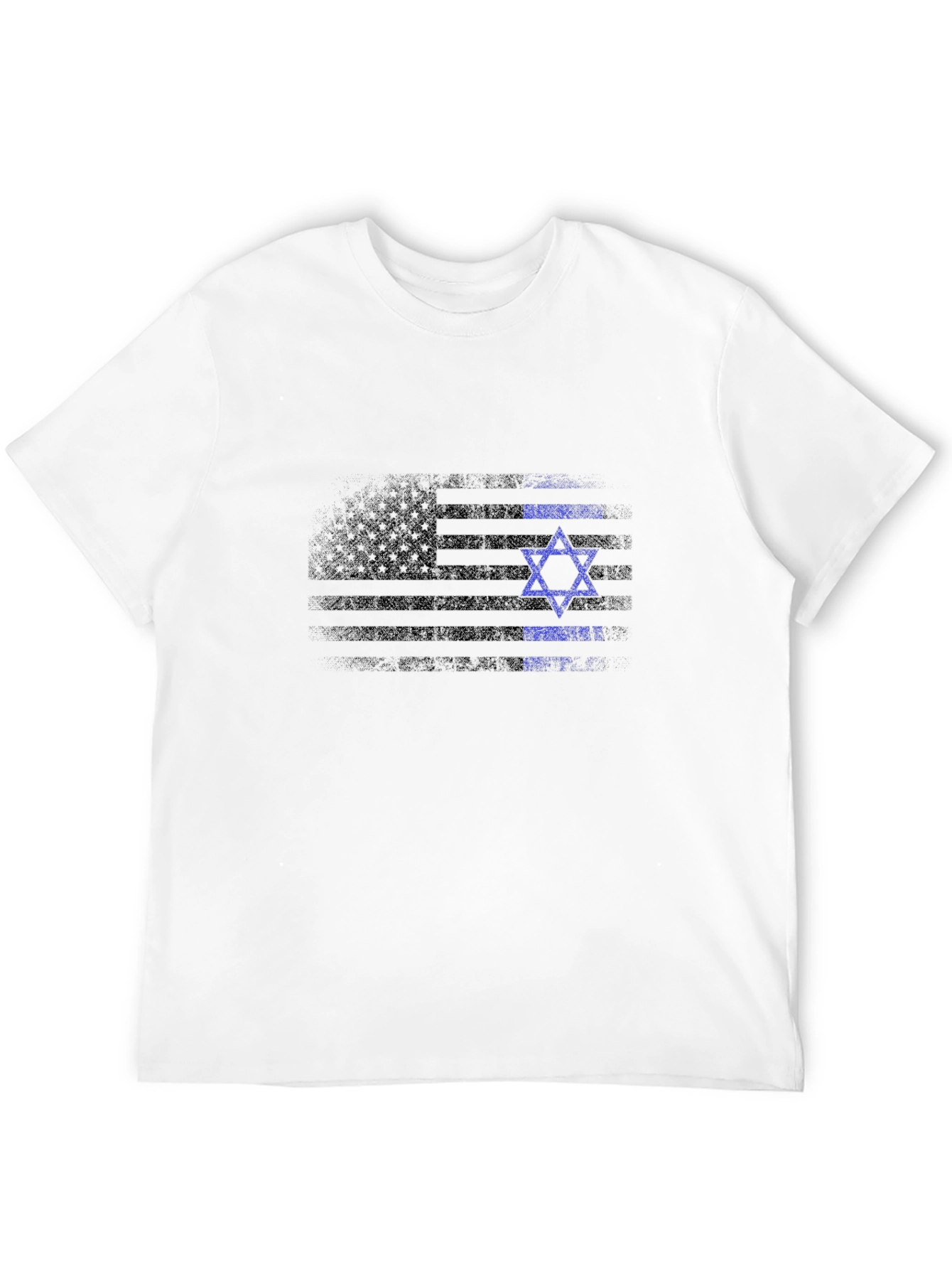 USA Israel Flag Graphic T-Shirt