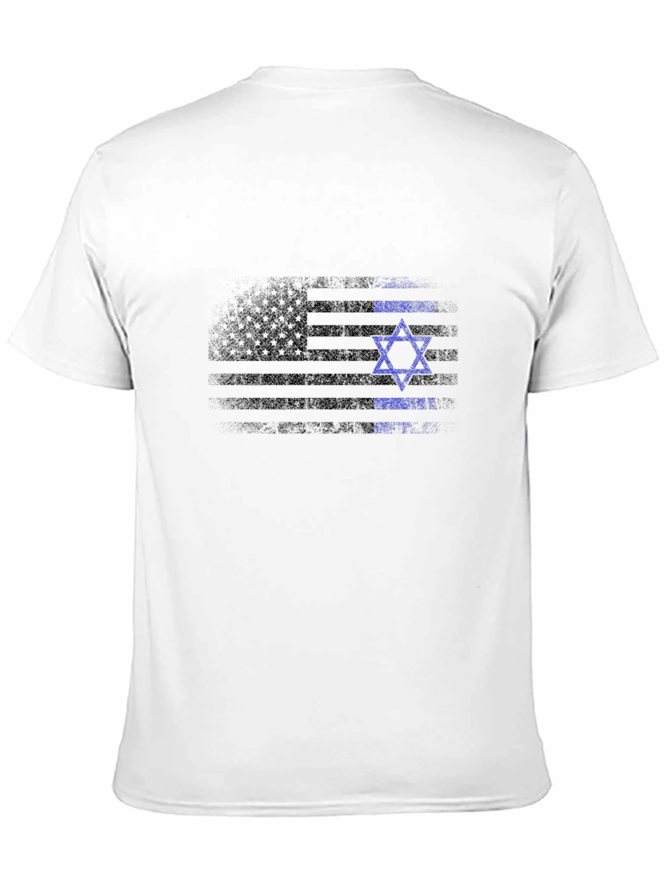 USA Israel Flag Graphic T-Shirt