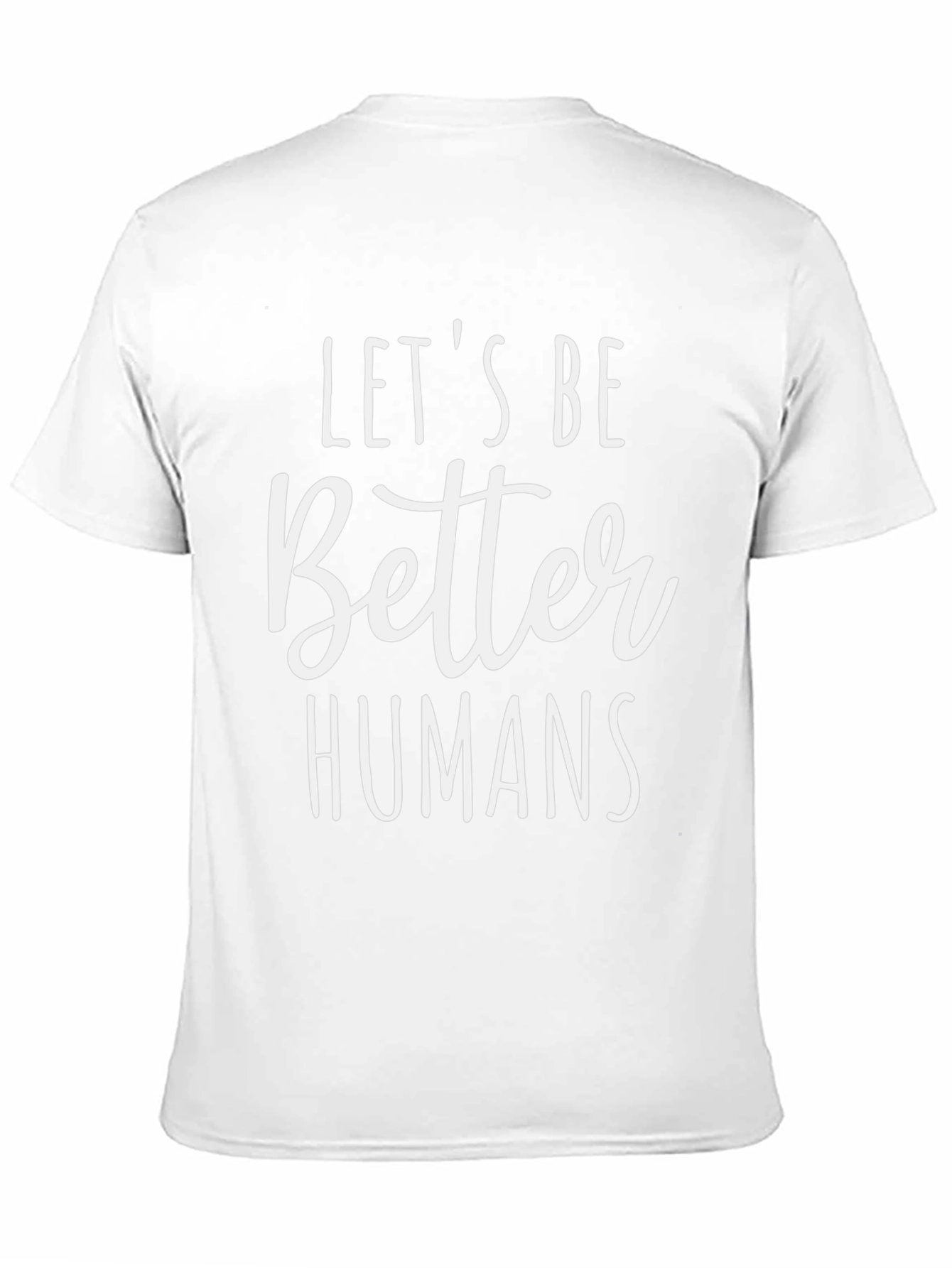 Lets Be Better Humans Black Tee