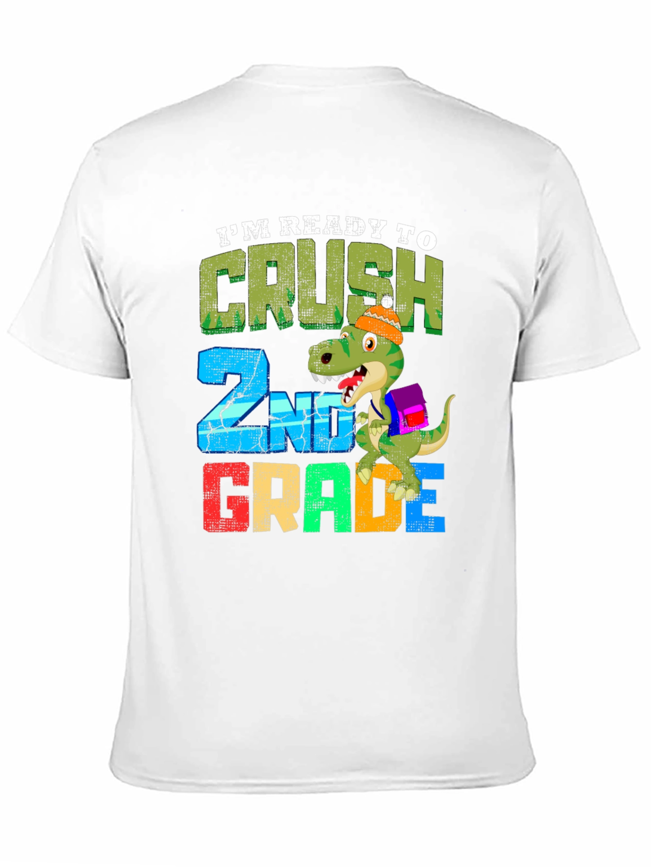 Ready to Crush 2nd Grade Dinosaur T-Shirt