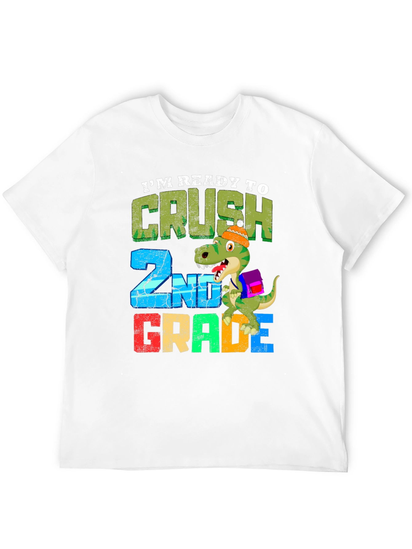 Ready to Crush 2nd Grade Dinosaur T-Shirt
