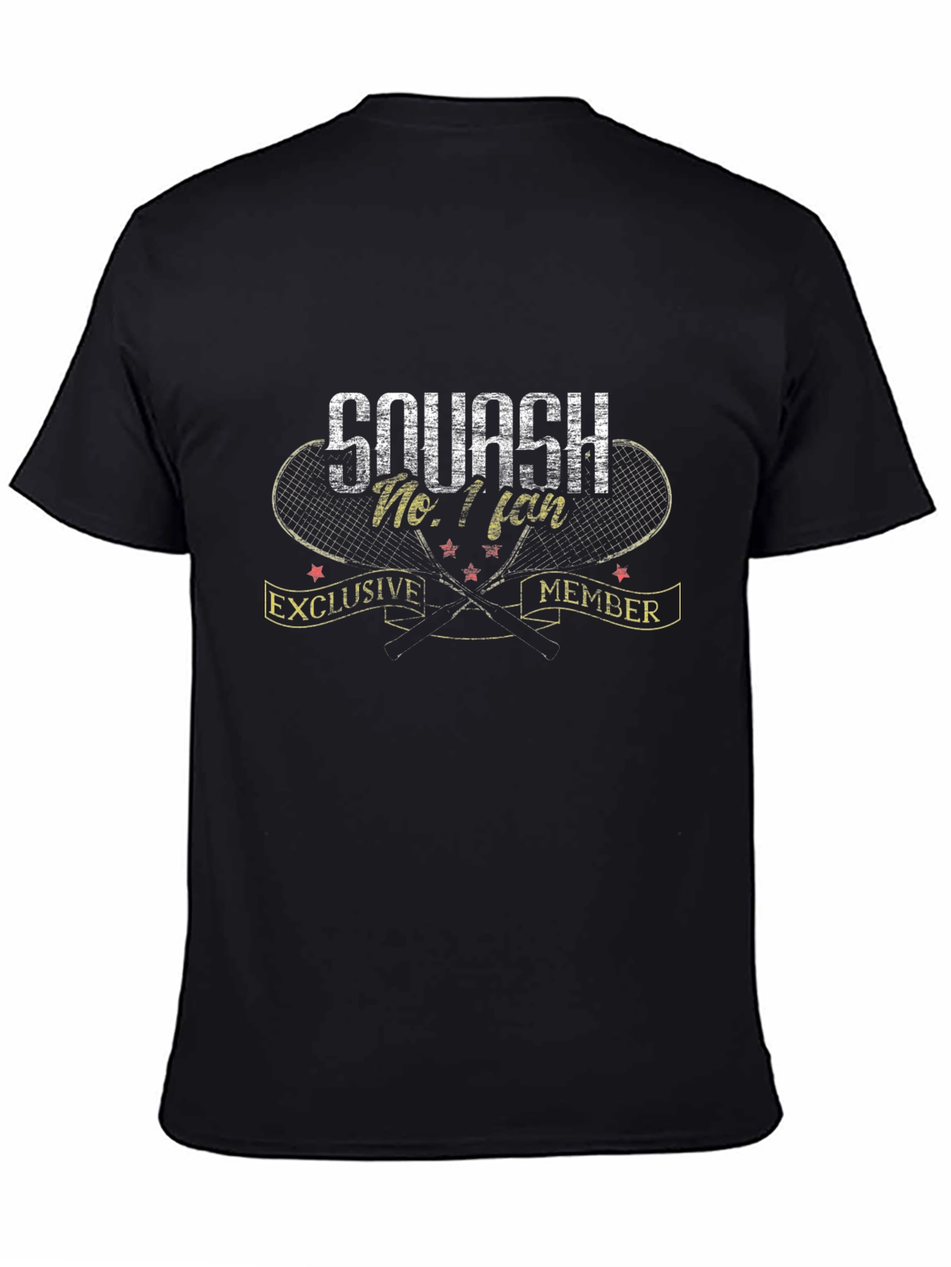 Squash No. 1 Fan Exclusive Member Black T-Shirt