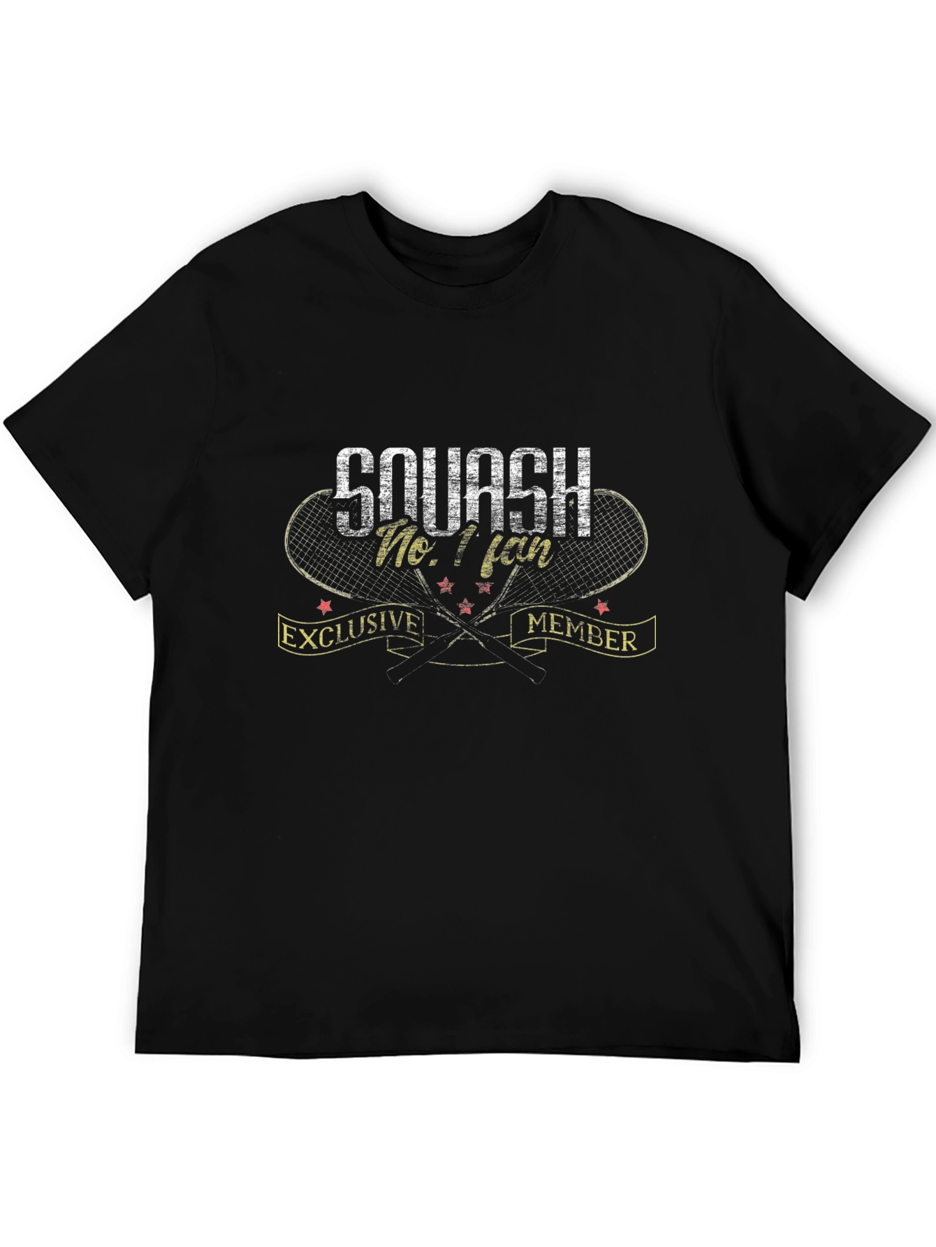 Squash No. 1 Fan Exclusive Member Black T-Shirt