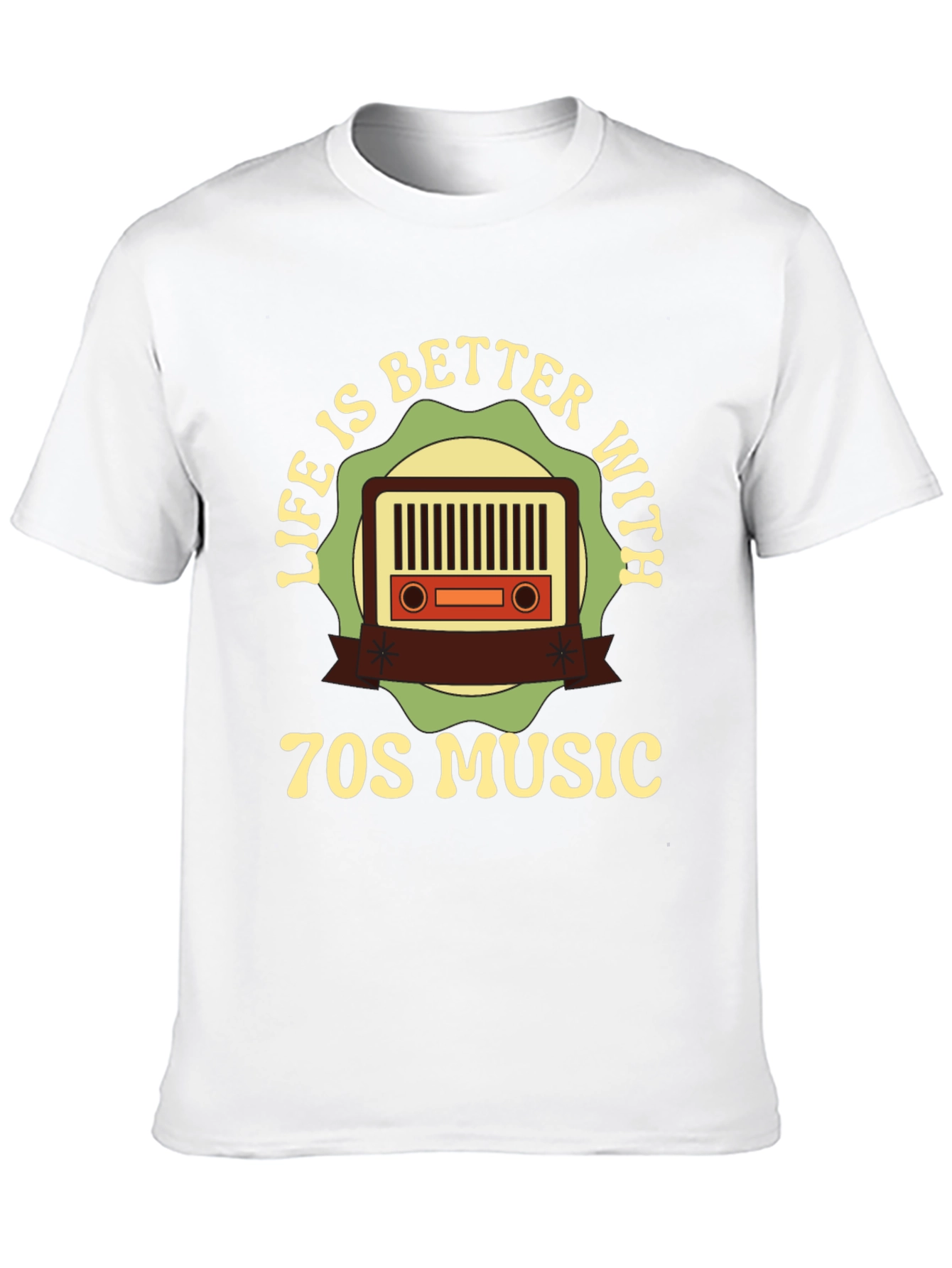 Retro 70s Music T-Shirt