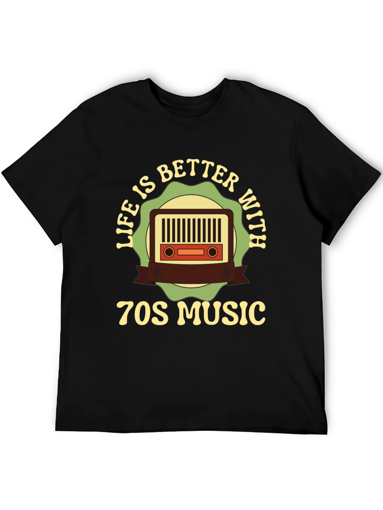 Retro 70s Music T-Shirt