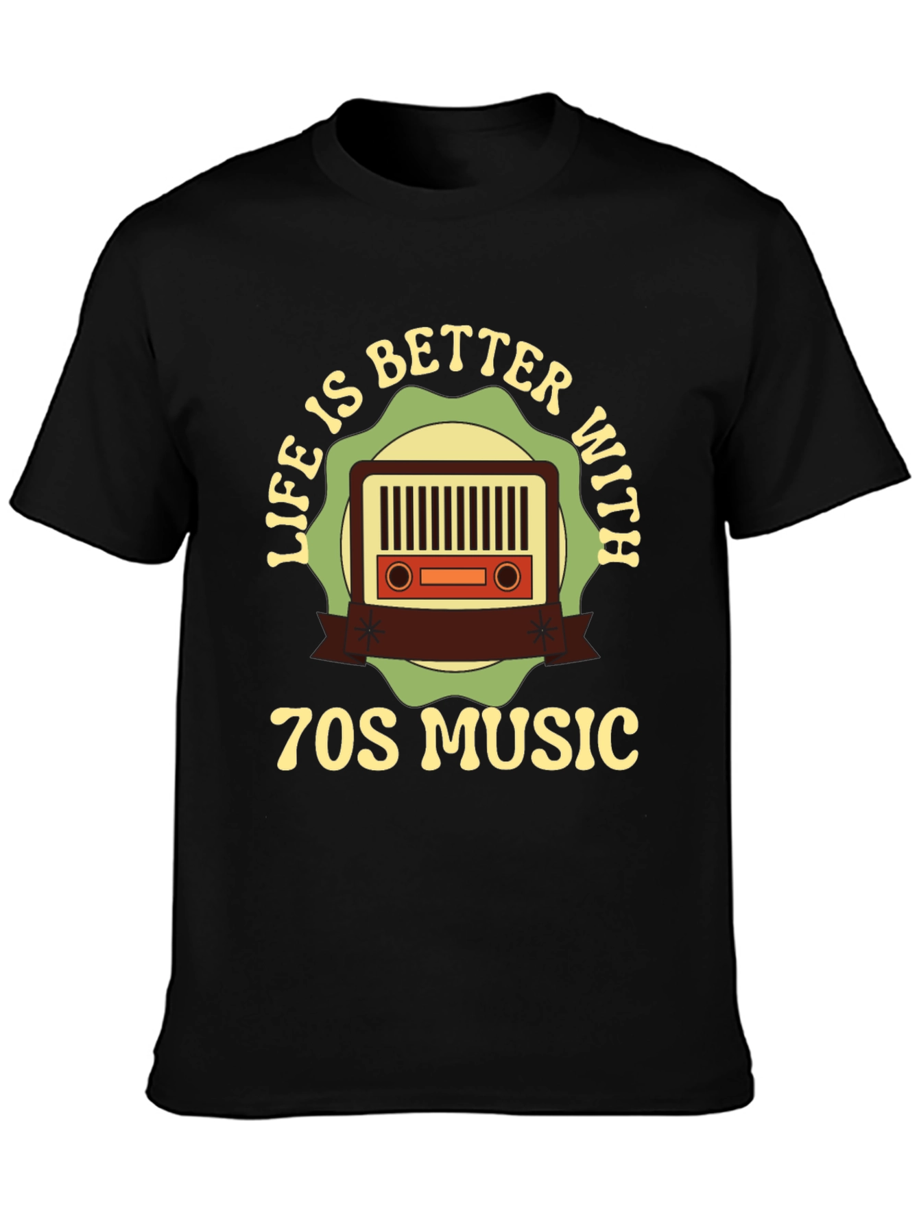 Retro 70s Music T-Shirt