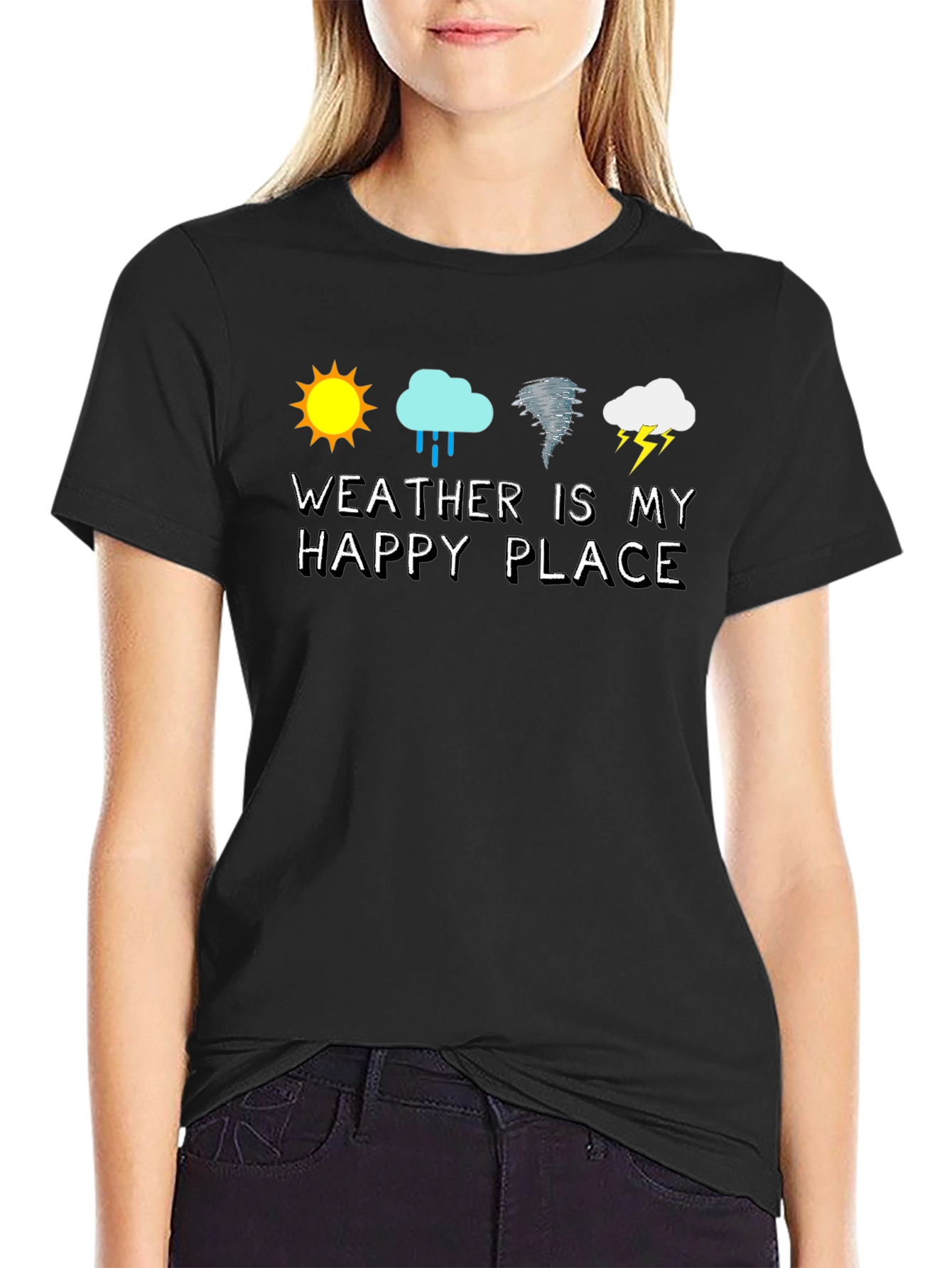 Weather Is My Happy Place Graphic T-Shirt