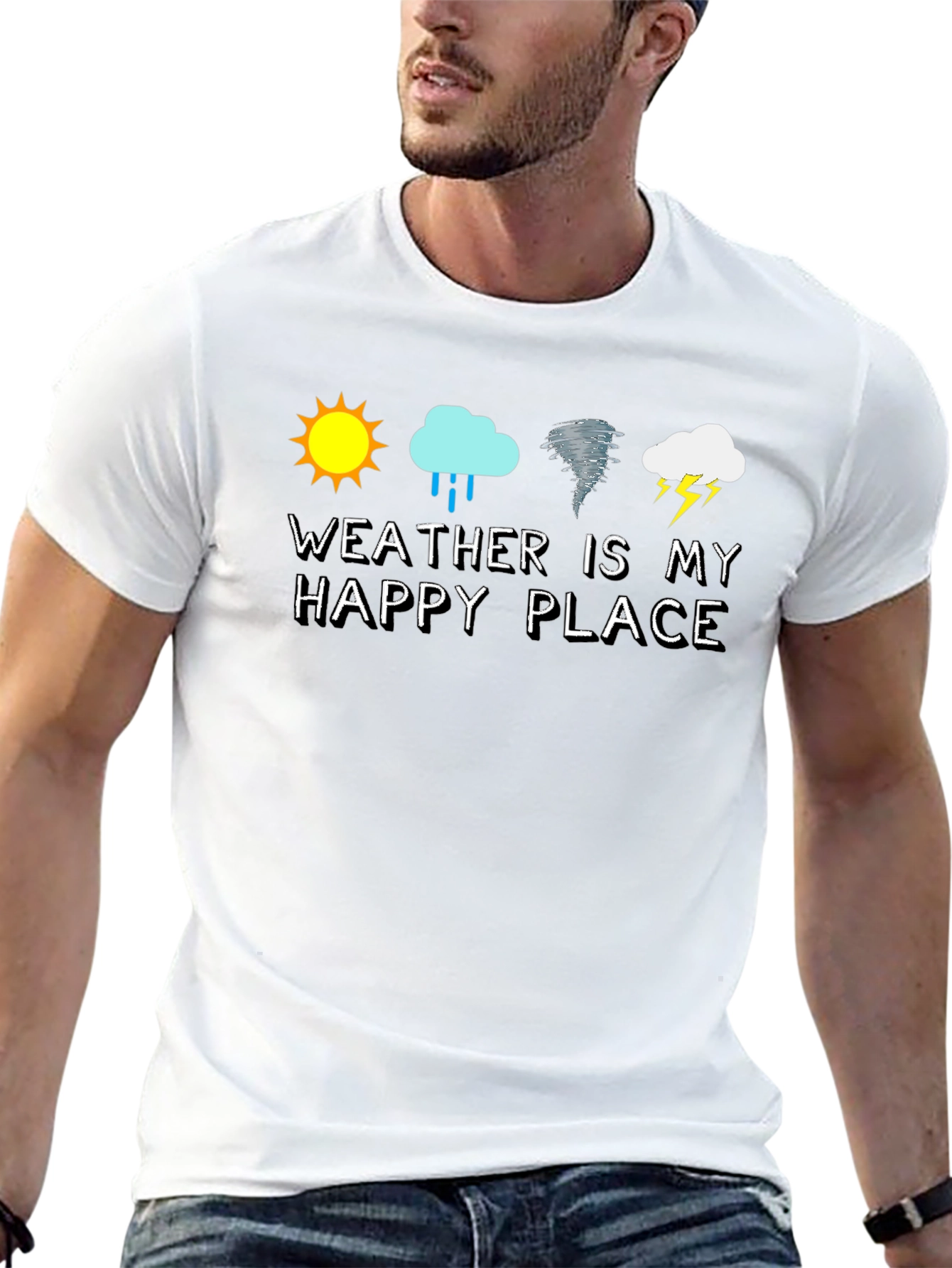 Weather Is My Happy Place Graphic T-Shirt