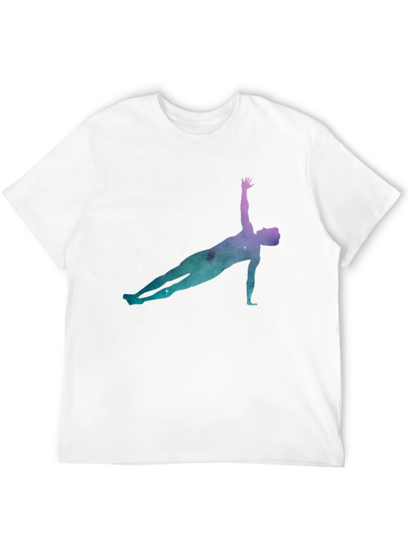Cosmic Yoga Pose Black Tee