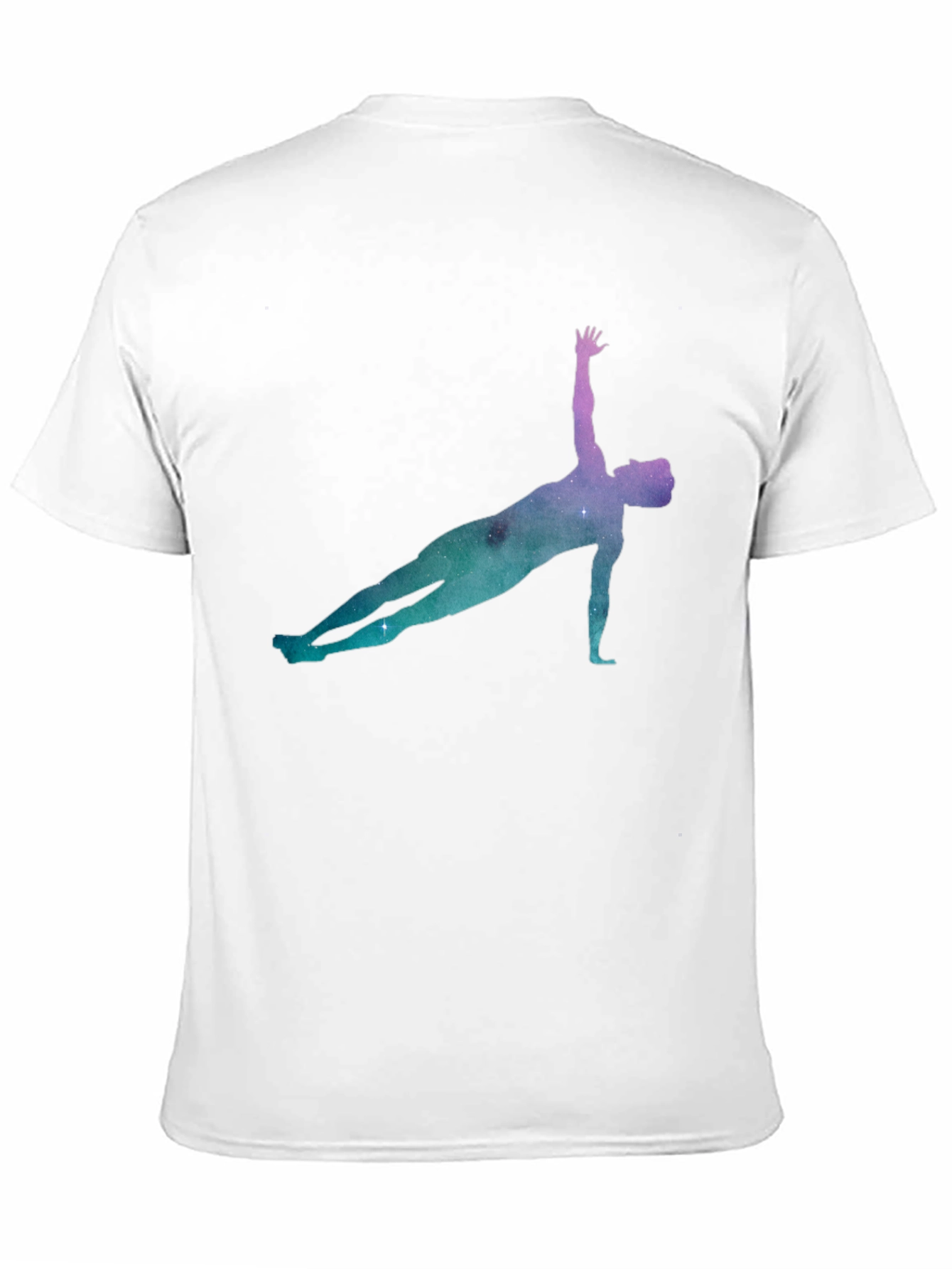Cosmic Yoga Pose Black Tee