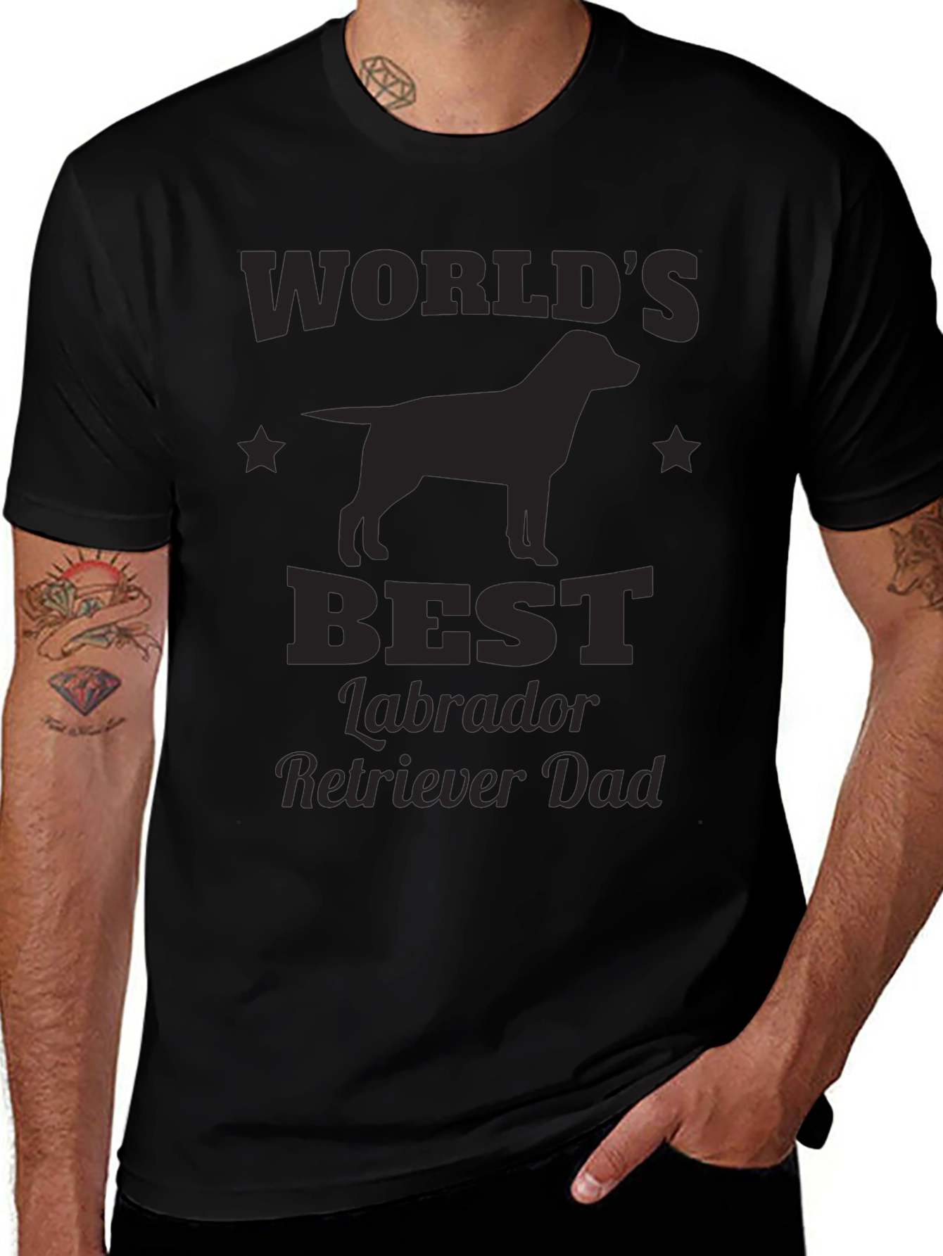 Worlds Best Labrador Retriever Dad T-Shirt