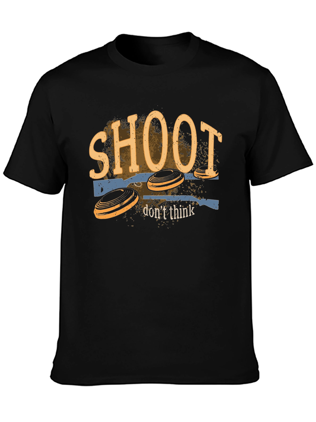 Shoot Dont Think Clay Pigeon Shooting T-Shirt