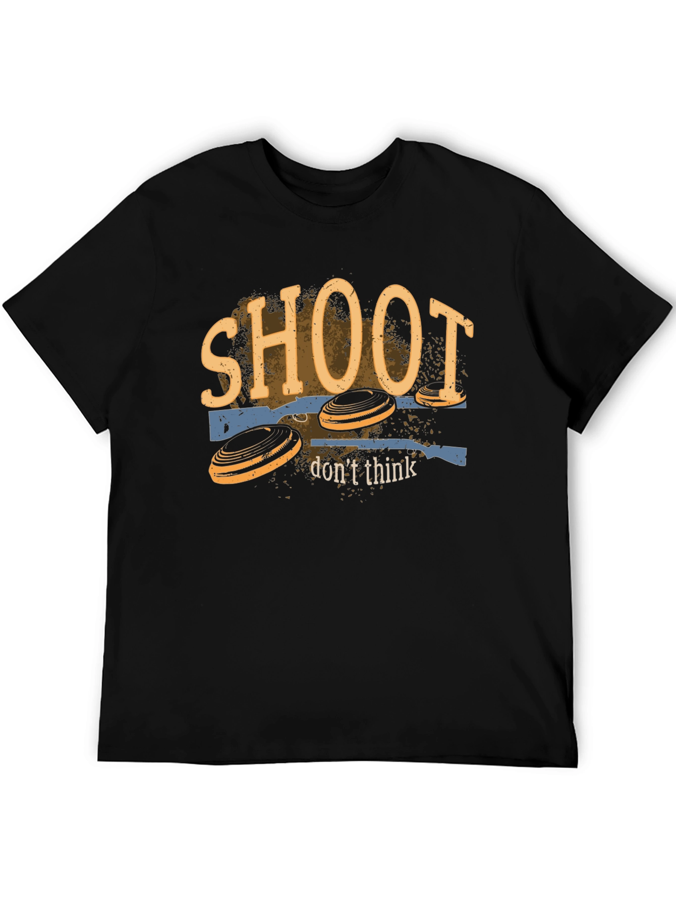 Shoot Dont Think Clay Pigeon Shooting T-Shirt