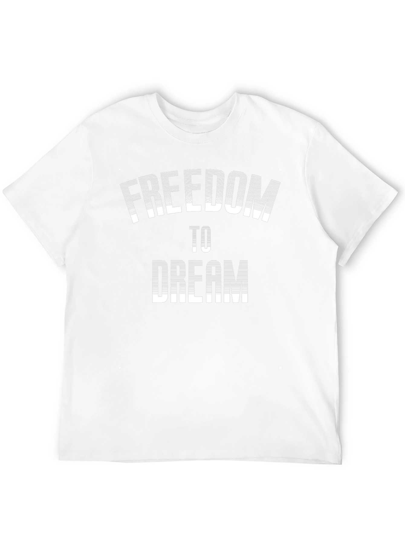 Freedom to Dream Graphic Tee - Black Casual T-Shirt