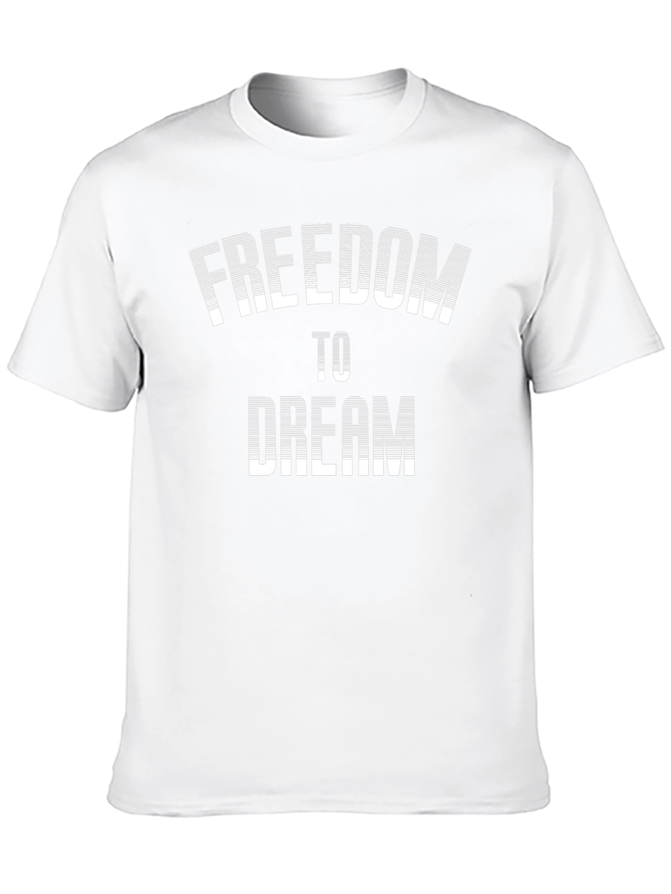 Freedom to Dream Graphic Tee - Black Casual T-Shirt