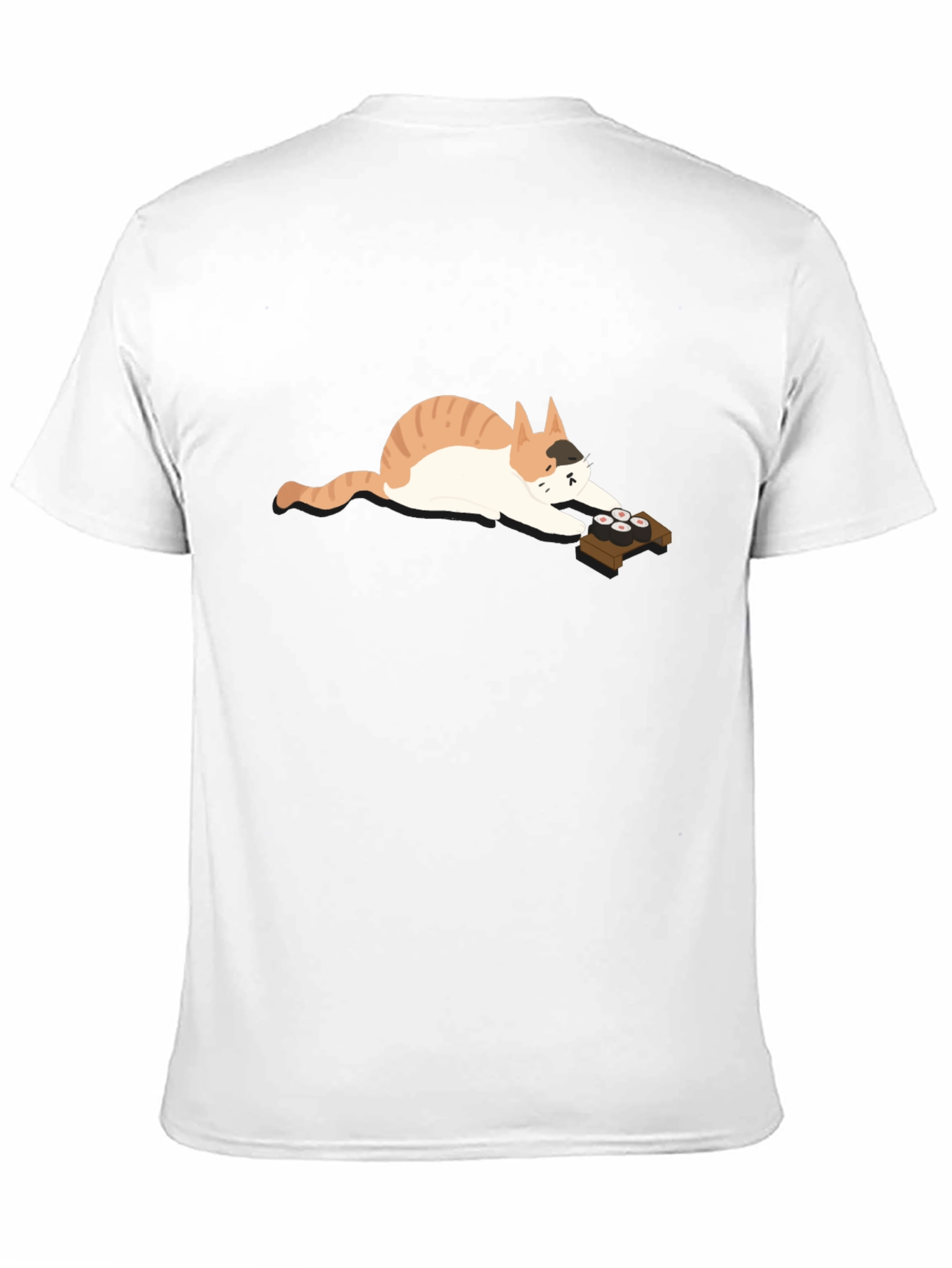 Sushi Cat Graphic Tee - Relaxed Fit