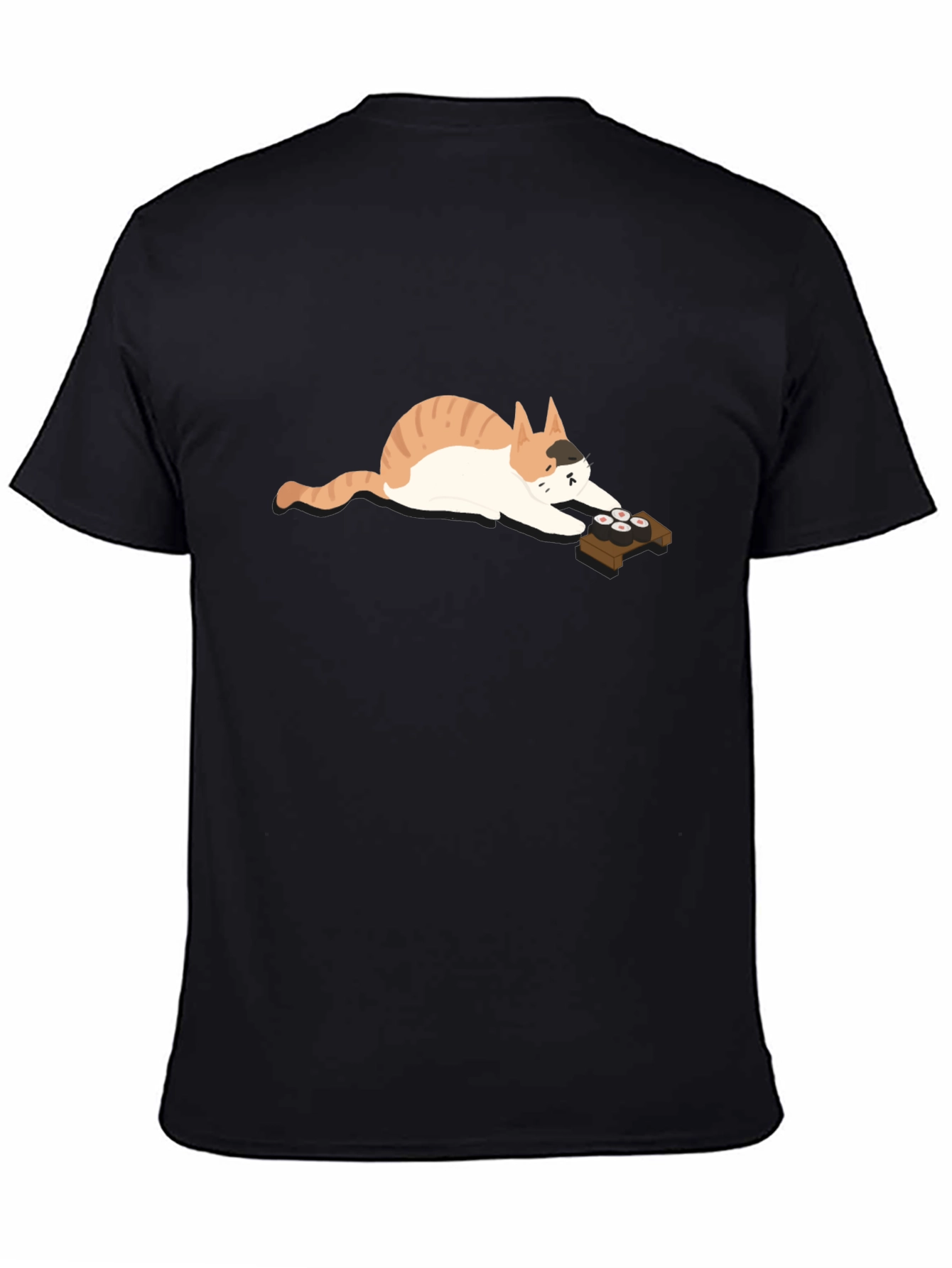 Sushi Cat Graphic Tee - Relaxed Fit