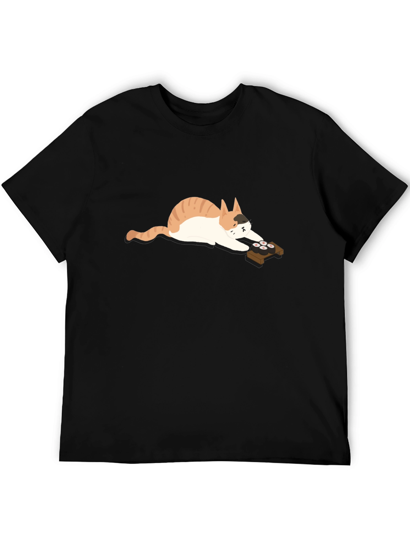 Sushi Cat Graphic Tee - Relaxed Fit
