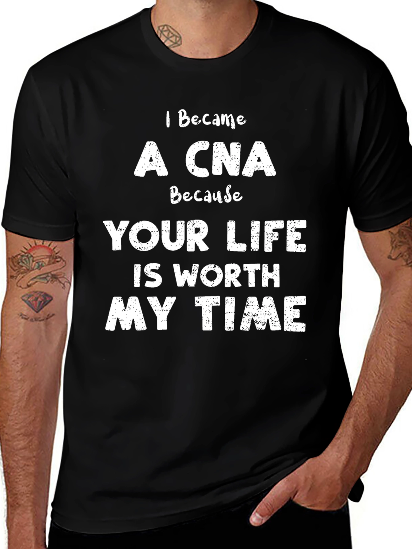 I Became A CNA T-Shirt - Nursing Assistant Tee