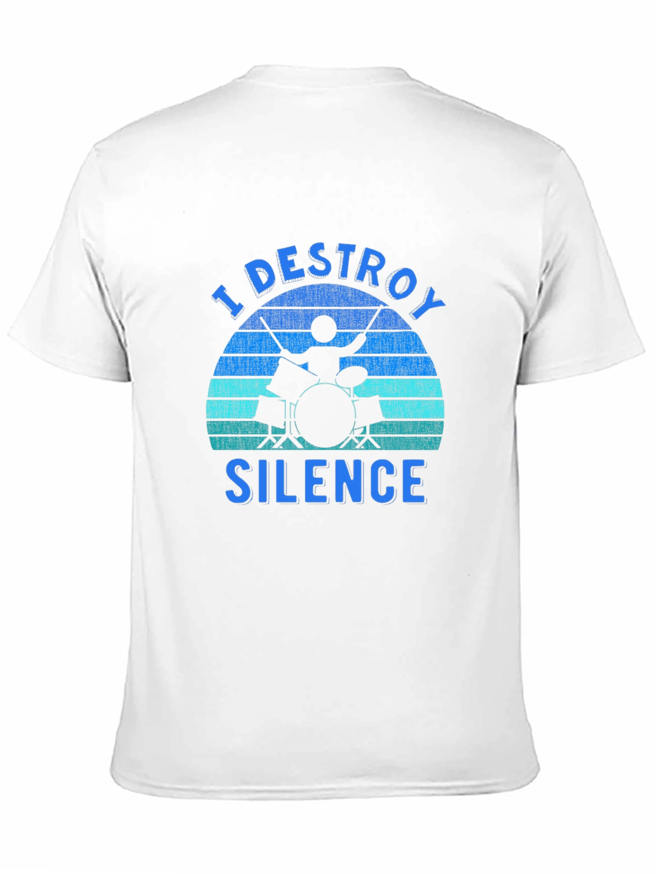 I Destroy Silence Drummer Graphic Tee