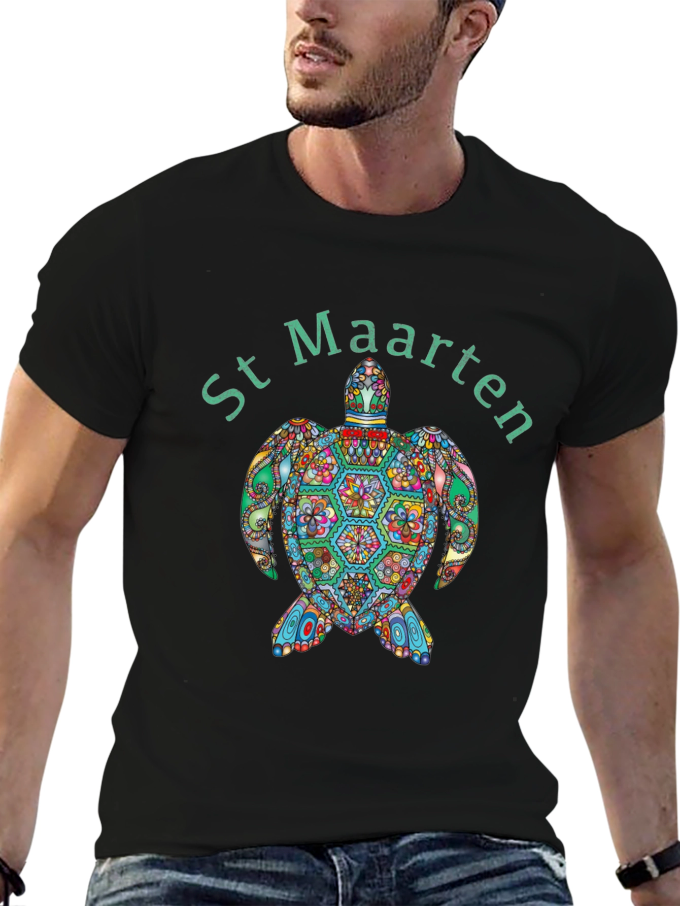 St. Maarten Turtle Graphic Tee