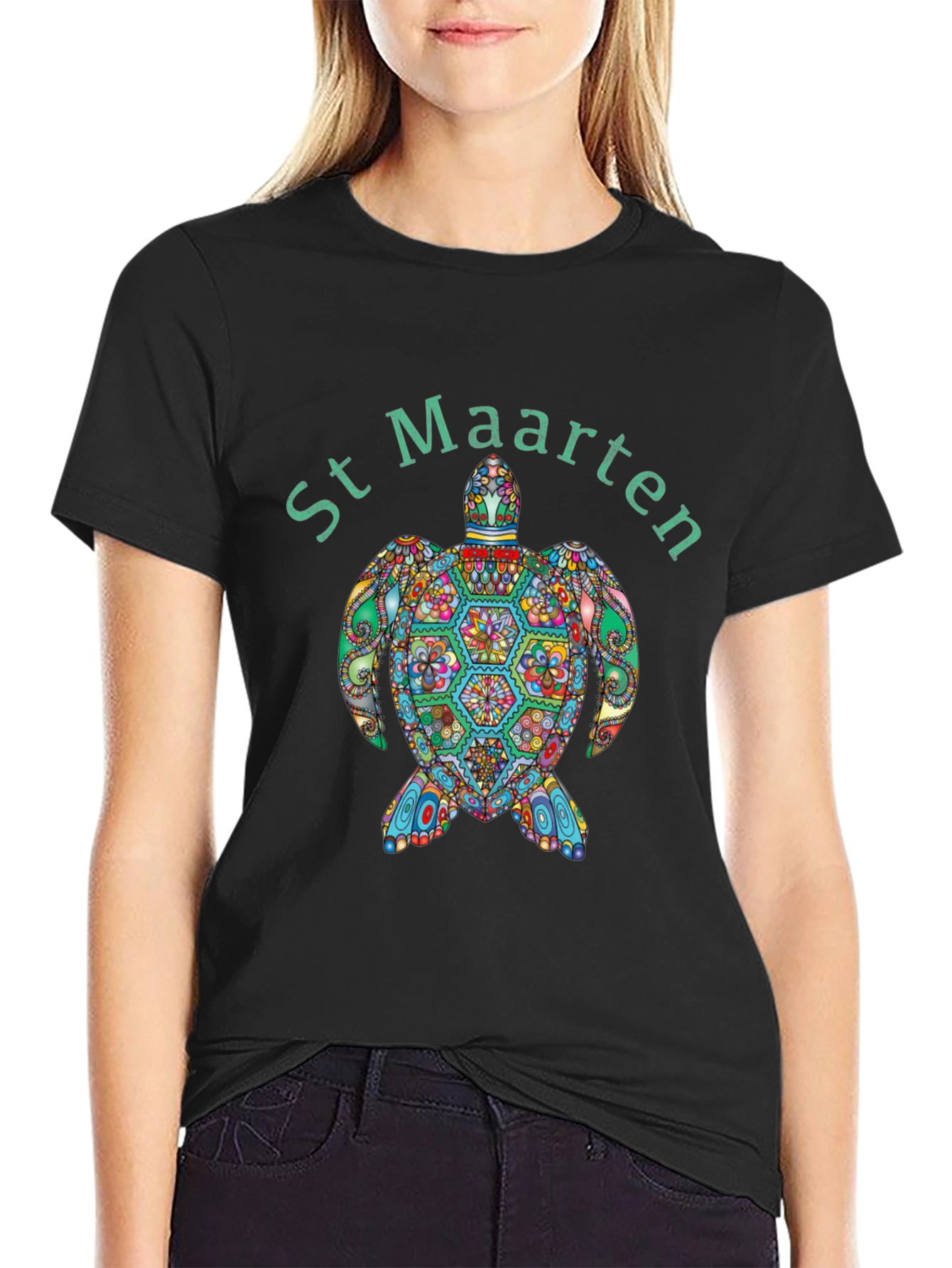 St. Maarten Turtle Graphic Tee