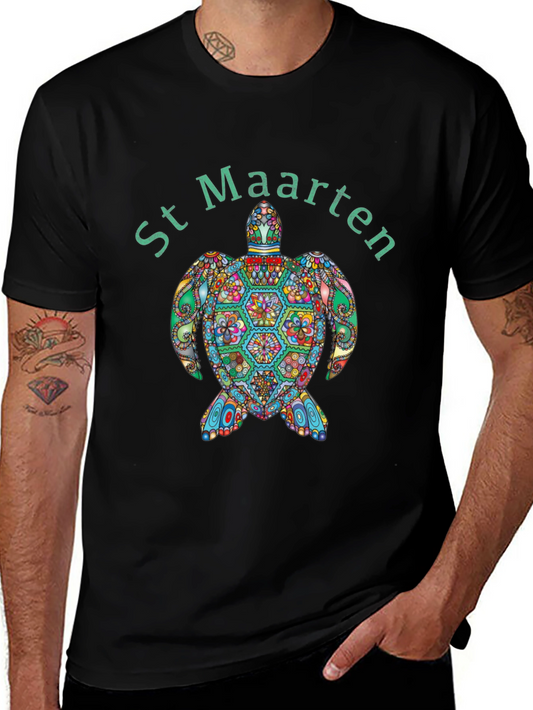 St. Maarten Turtle Graphic Tee