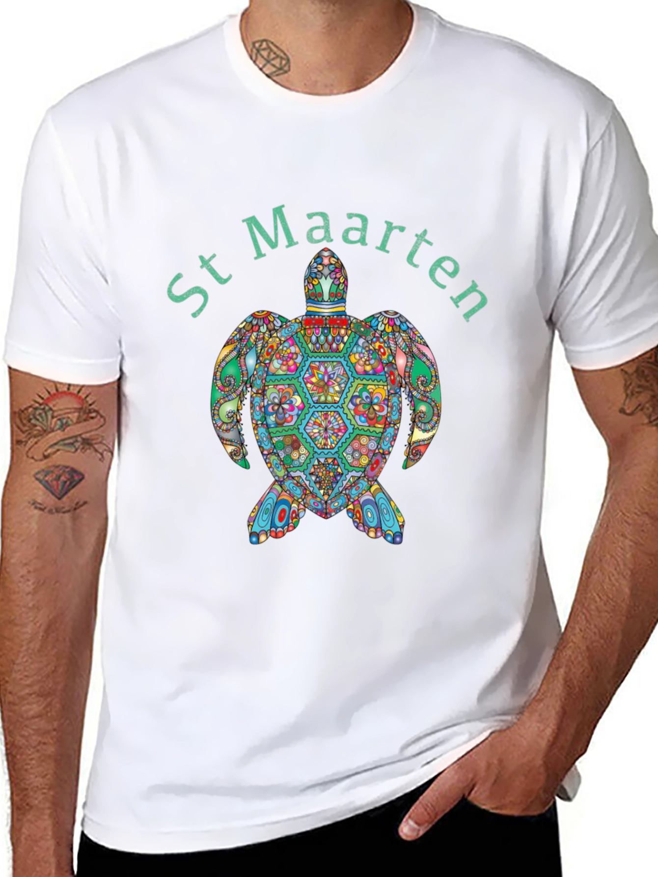 St. Maarten Turtle Graphic Tee